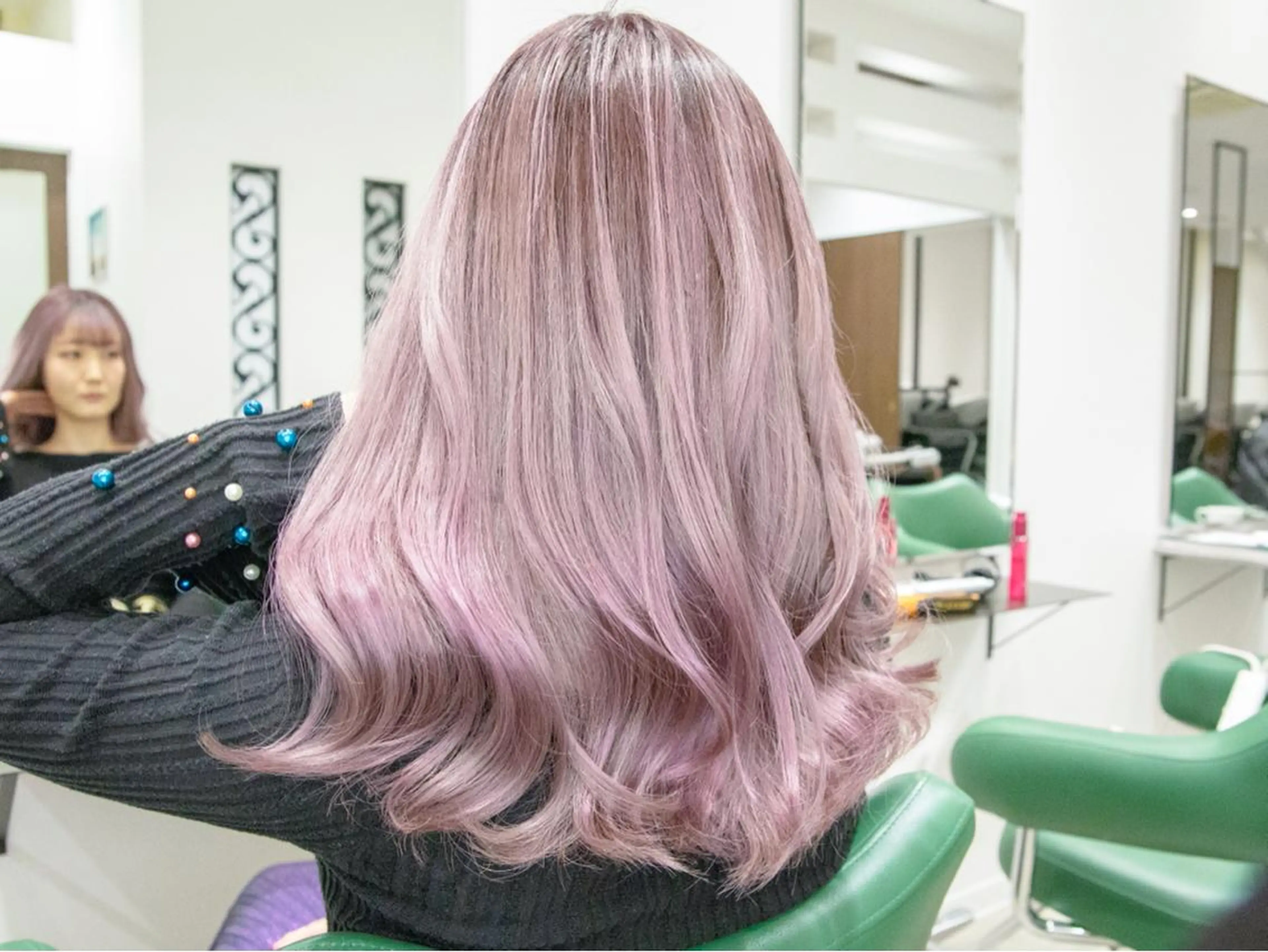 ロング カラー ヘアカラー Re:ta Hair 飯田淳平のヘアスタイル