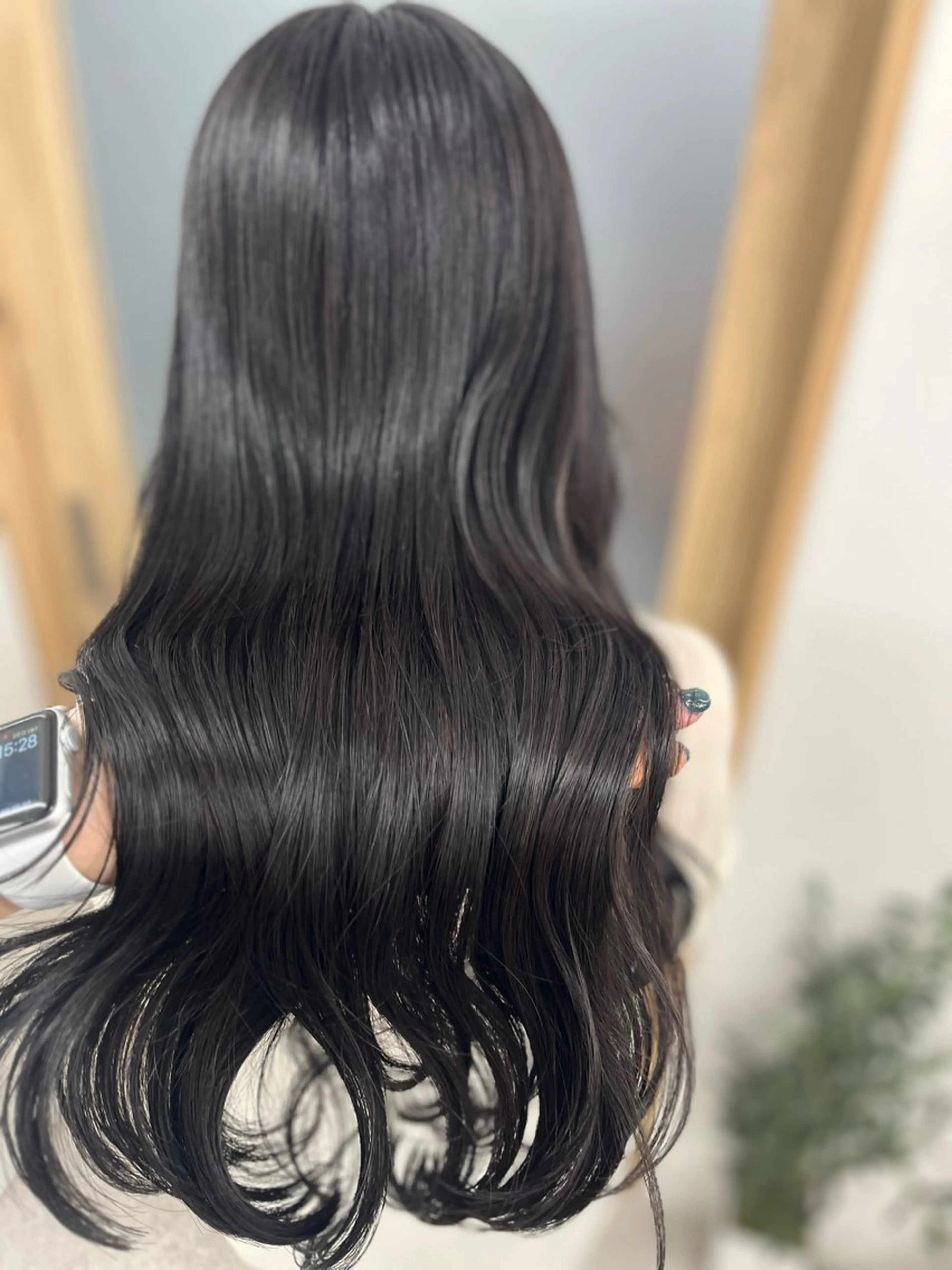 ロング カラー グレージュ バイオレットカラー バイオレットグレージュ カット ヘアカラー トリートメント 🫧ぷる艶カラー🫧 Yuubi🦩のヘアスタイル