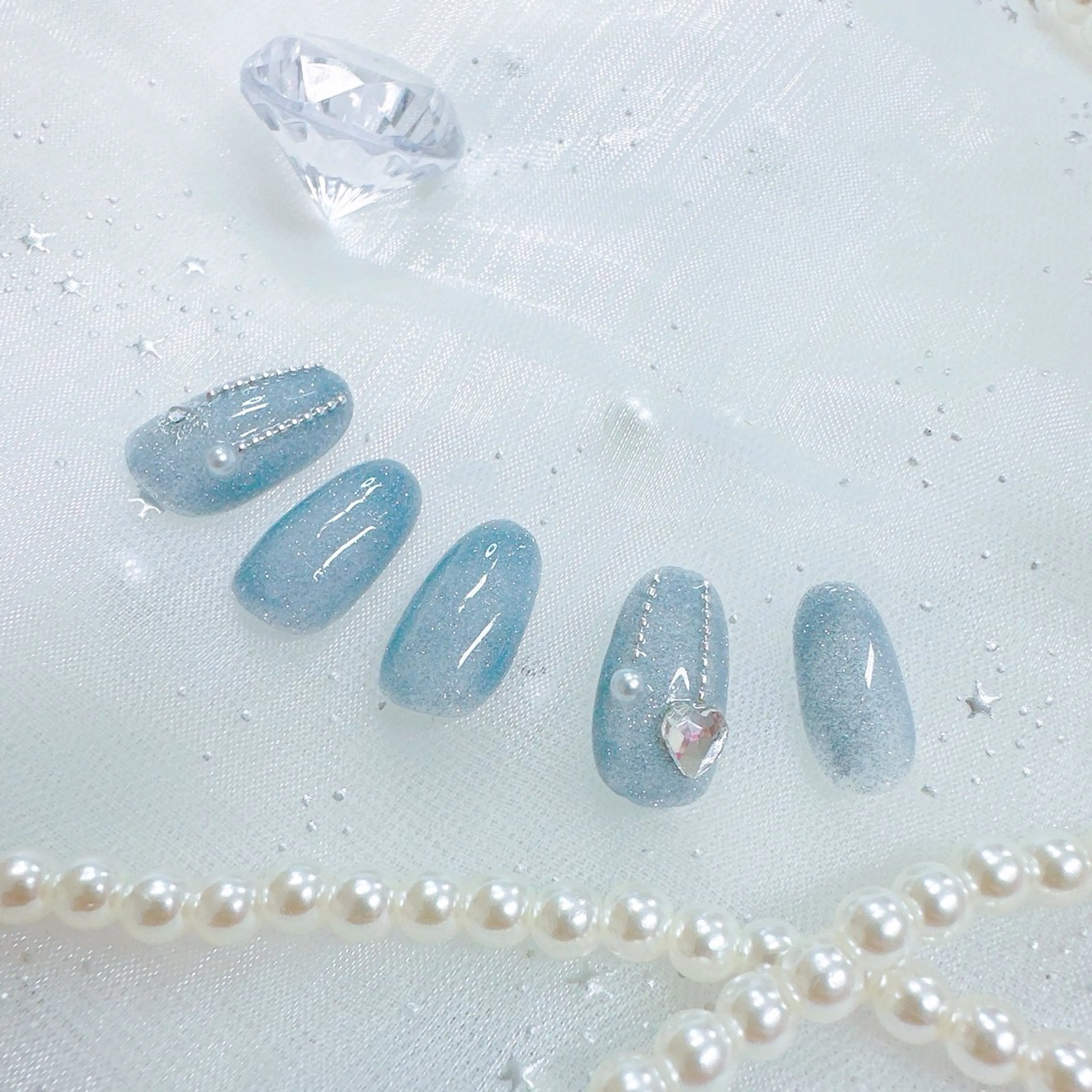 ネイル ハンドネイル ネイルPetit Ribbonのネイルデザイン