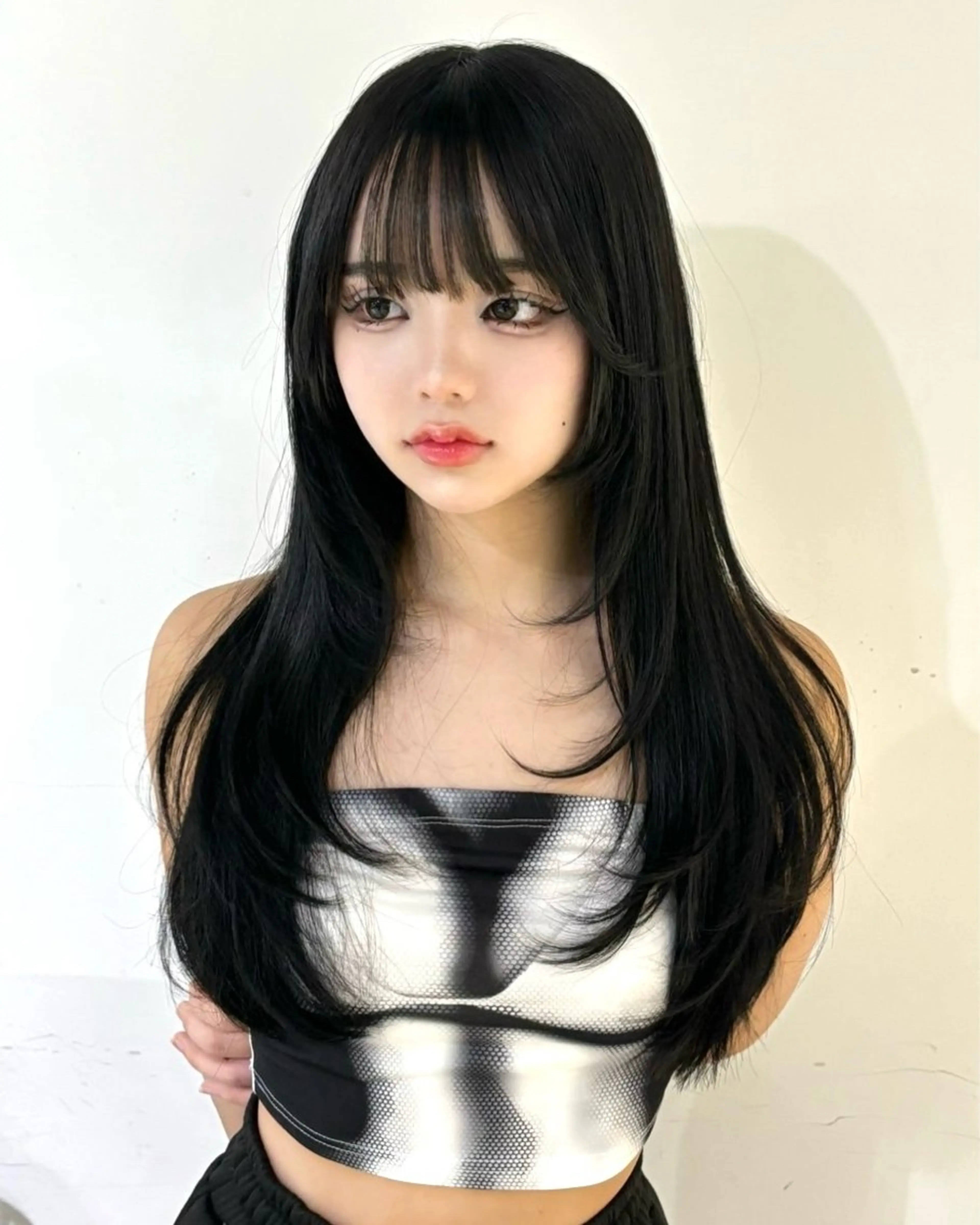 ロング カラー ウルフカット カット ヘアカラー トリートメント 池袋/ウルフ /AMATOKYOのヘアスタイル