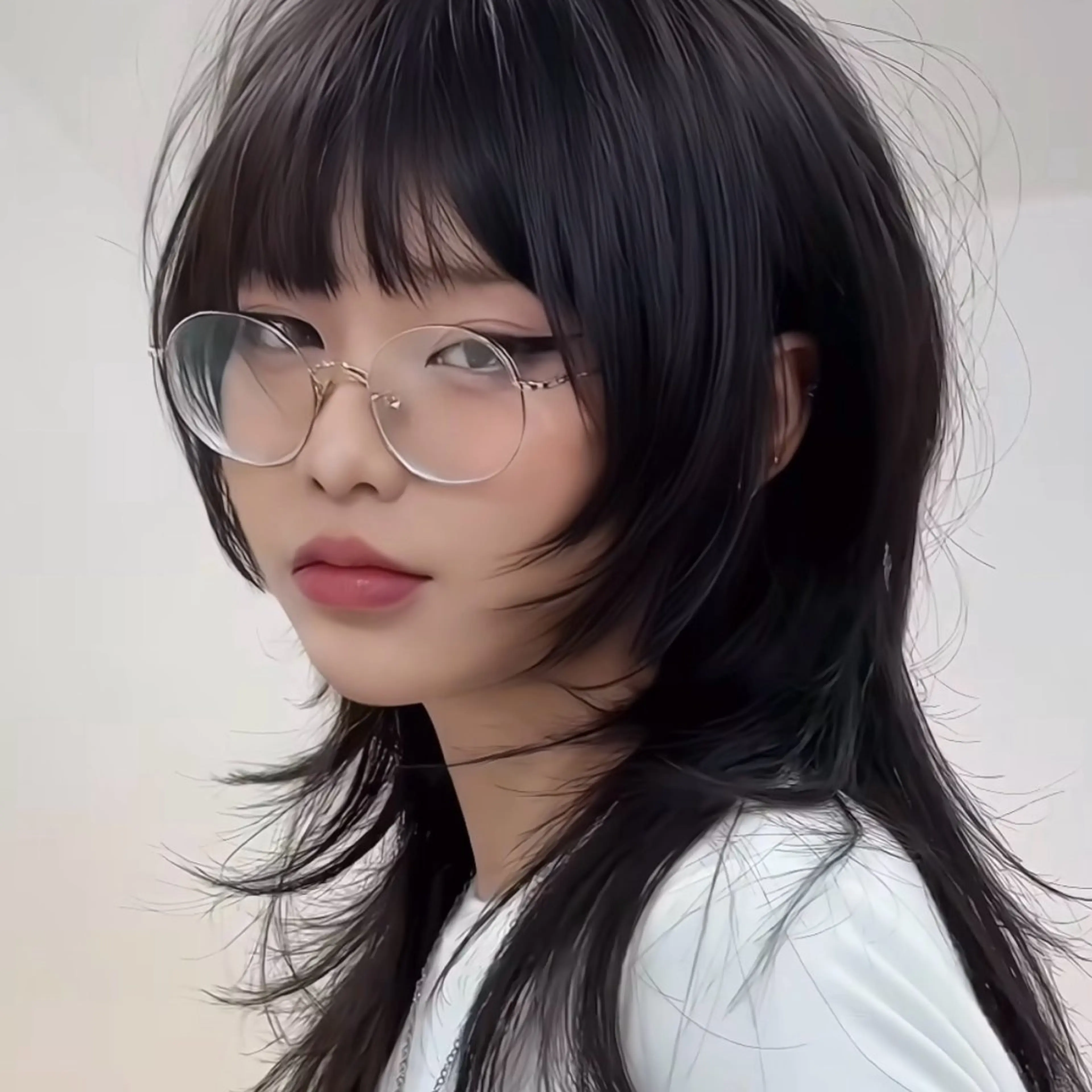 ミディアム SHIN レイヤー‪‪カットのヘアスタイル