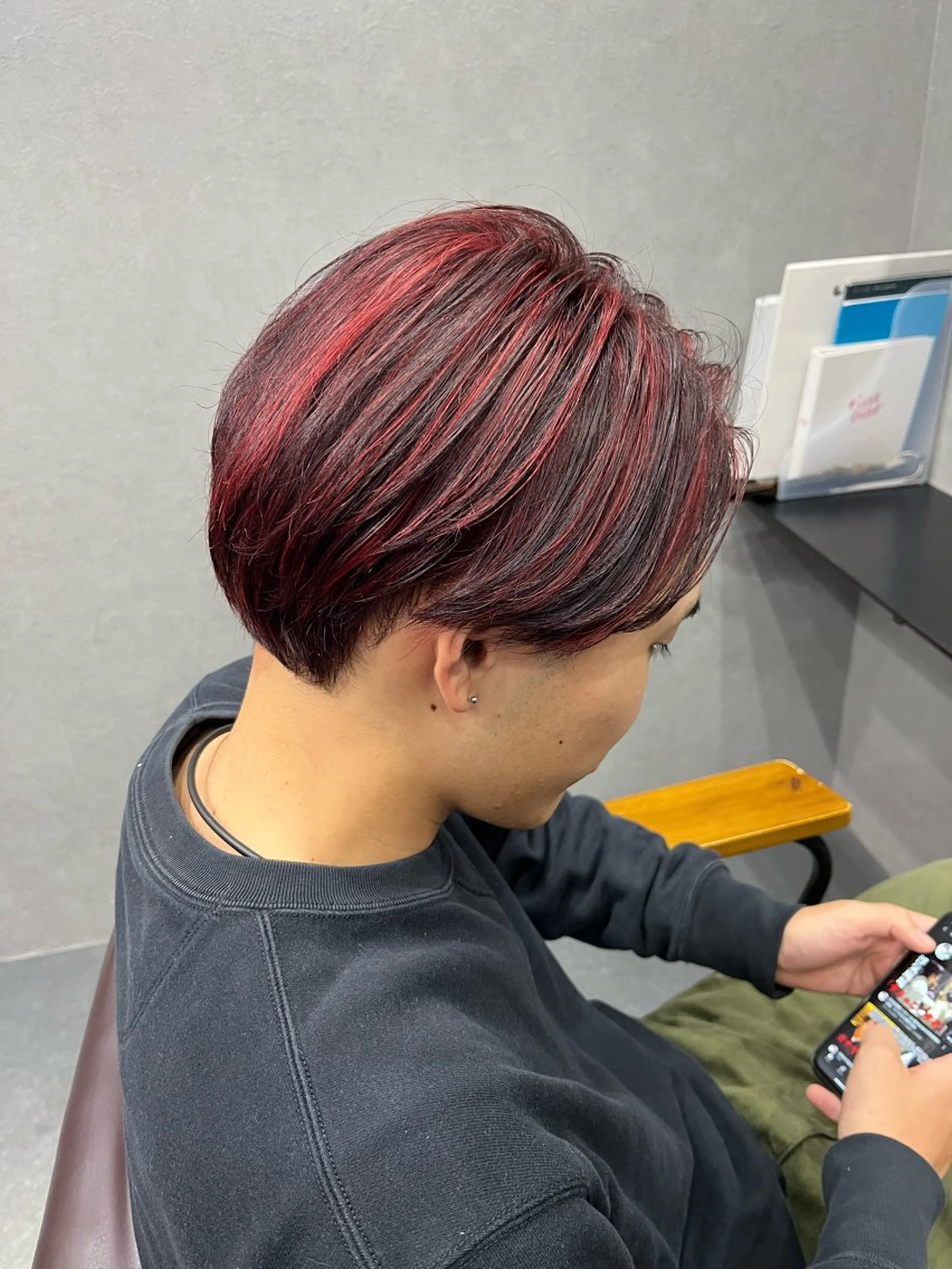 カラー メンズ ヘアカラー Titi hair coordinate所属・難波 海のヘアスタイル