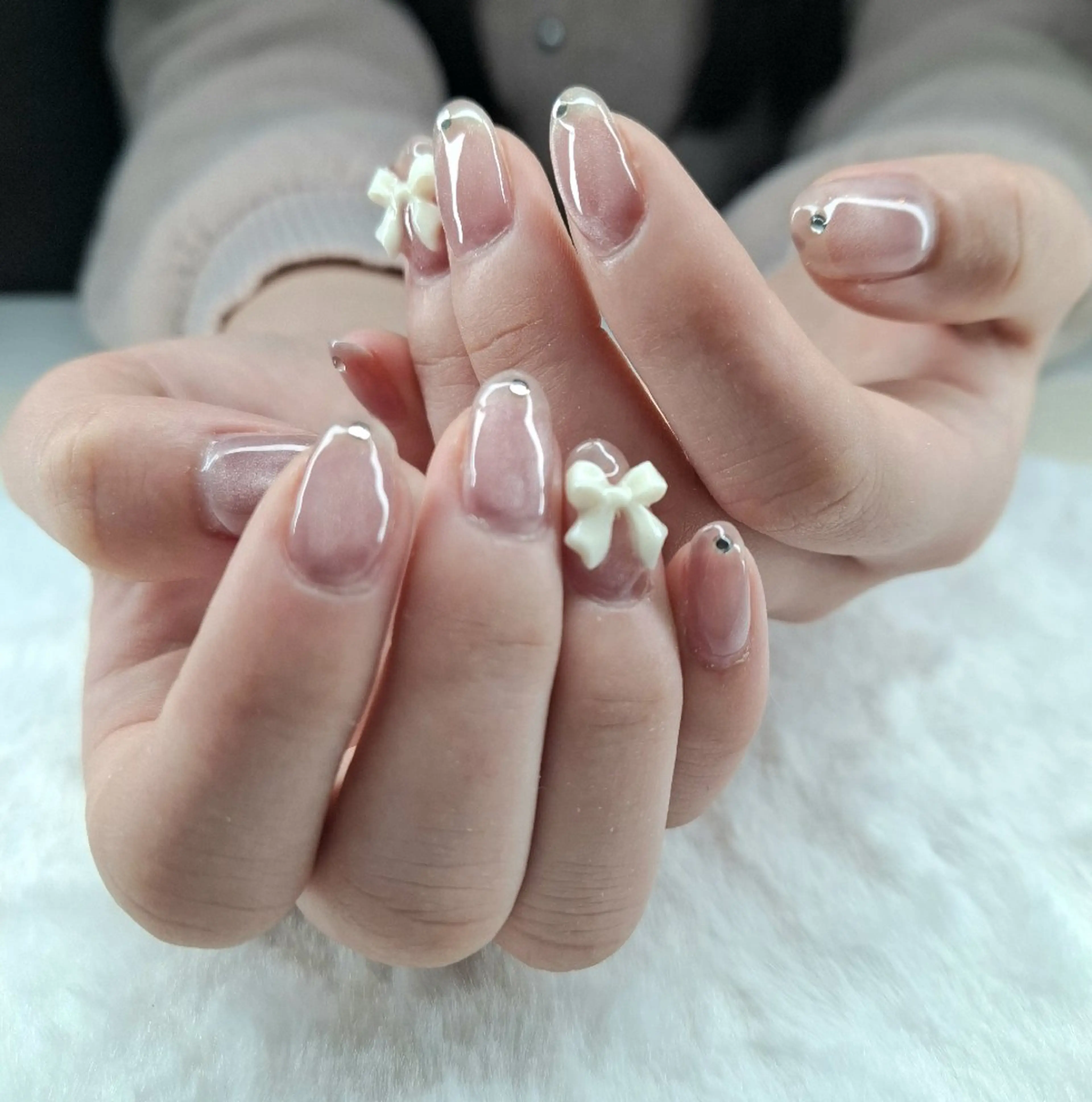 ネイル ワンカラーネイル KURONOSUHAIRDESIGN所属・岡林 えりのネイルデザイン