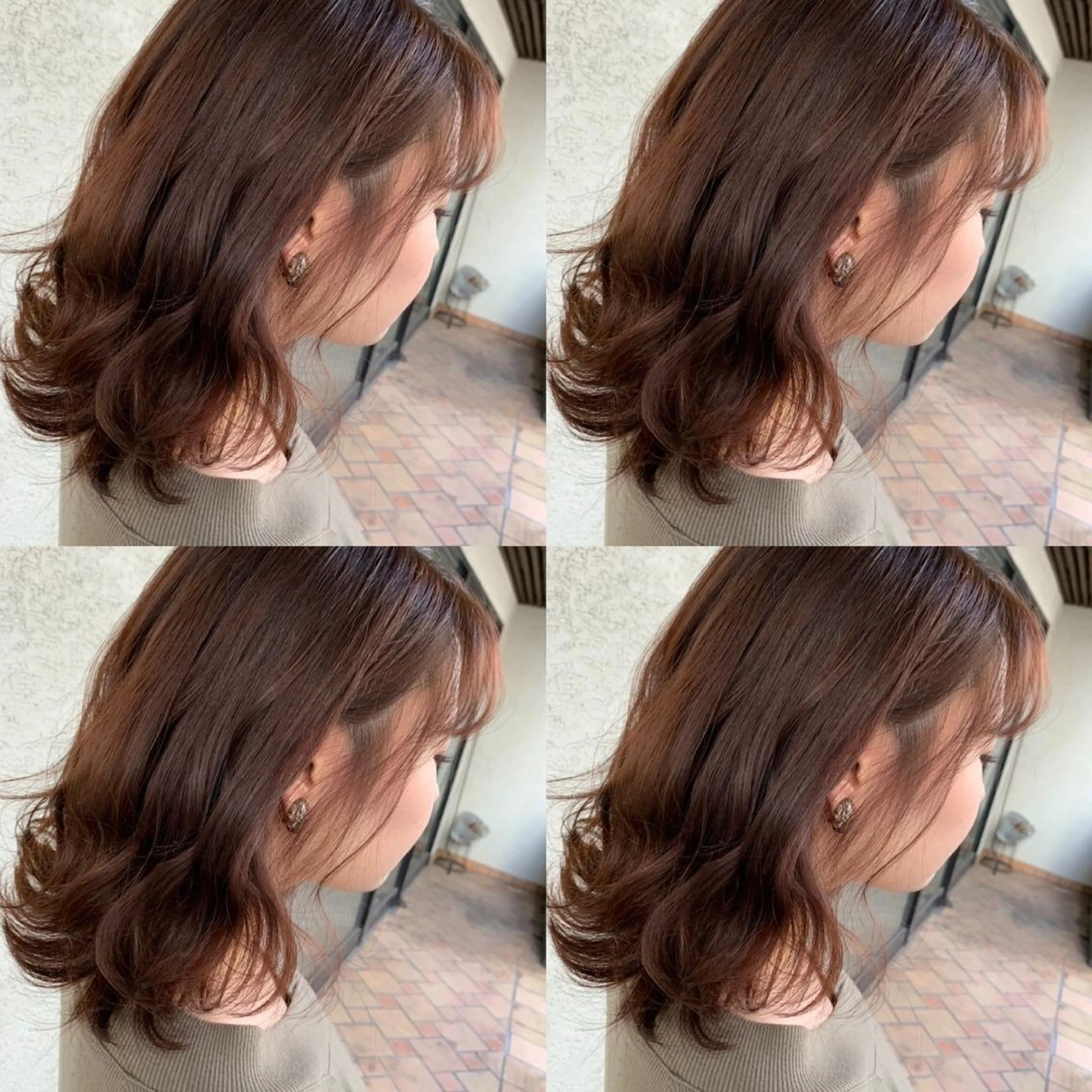 ミディアム カラー アブアイ所属・艶髪・酸性ストレート フリツのヘアスタイル