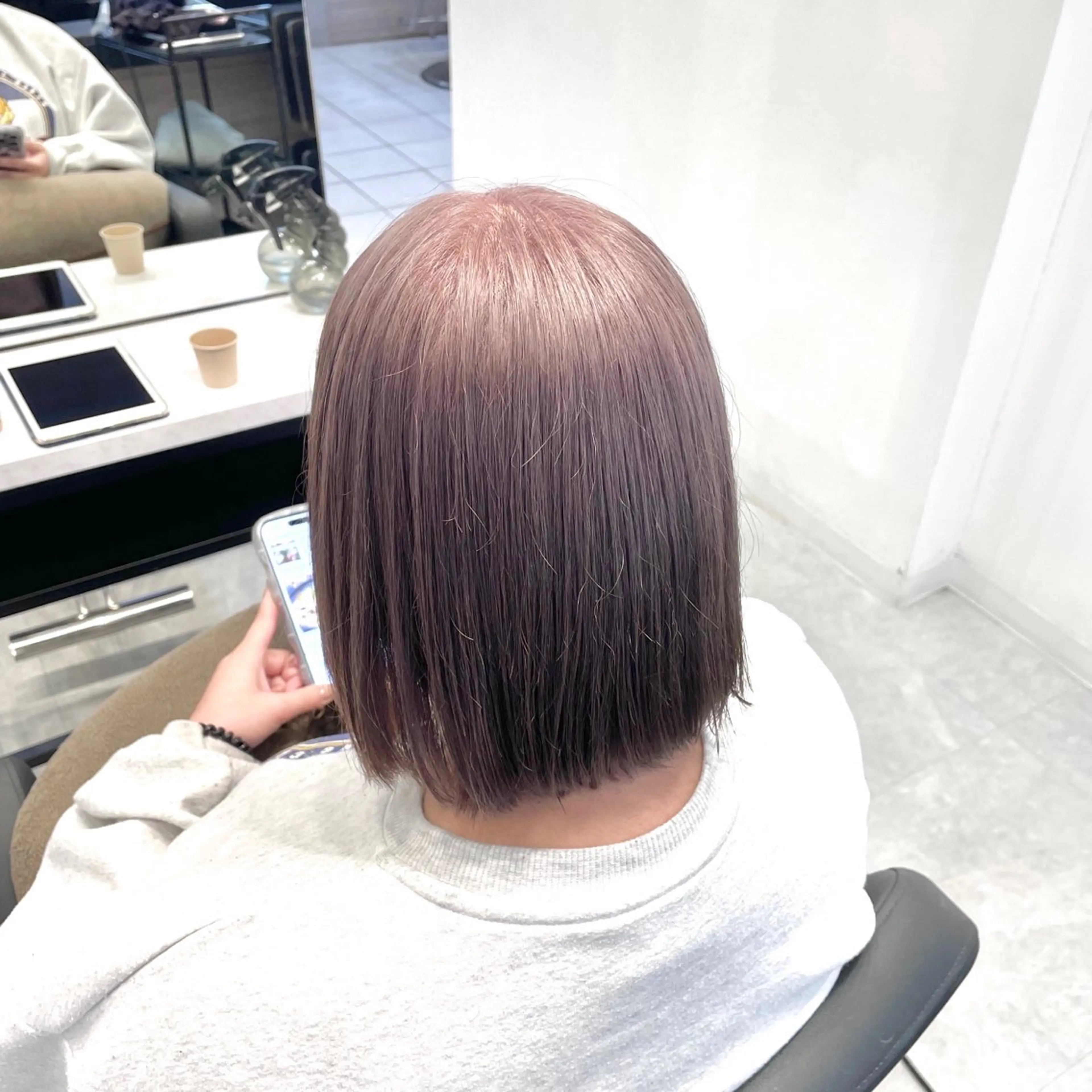 カラー ベージュカラー ピンクカラー ヘアカラー AINE 🧚🏻‍♀️のヘアスタイル