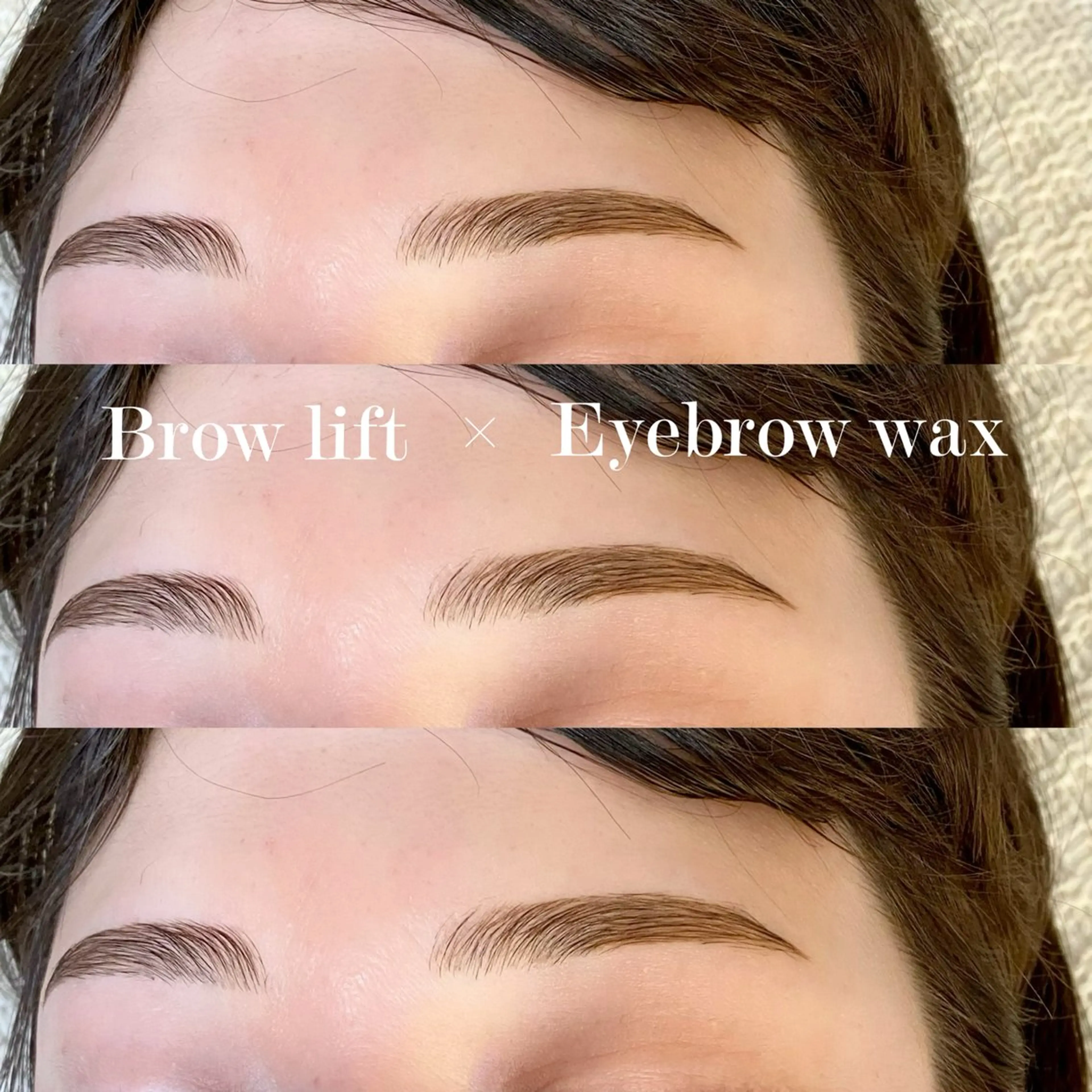 🩰【ふんわり仕上げのハリウッドブロウリフト（3Dブロウ）と美眉waxのセットメニュー】🩰💫の写真