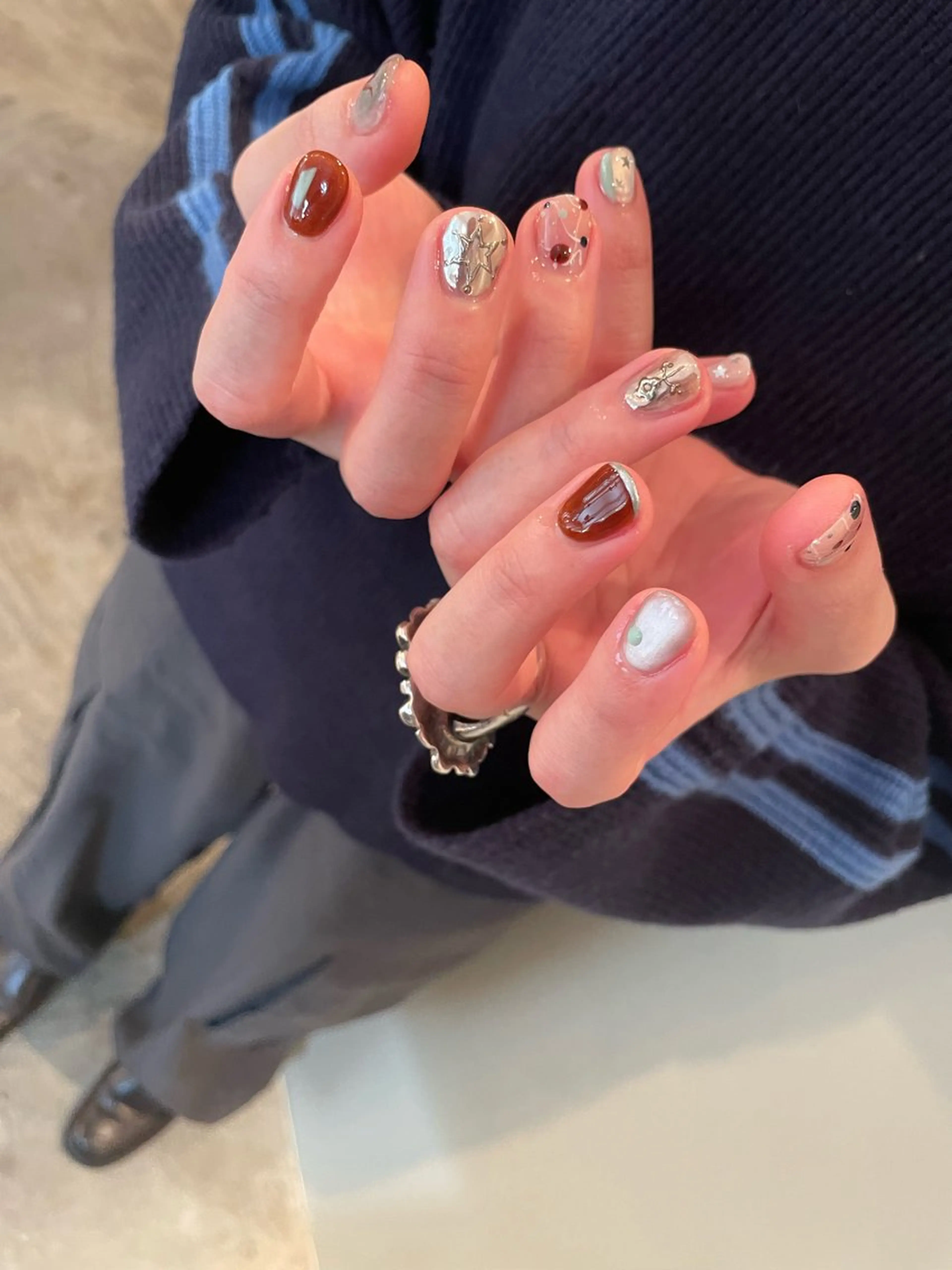 ネイル ハンドネイル lowaly所属・NAKAMURA HARUKAのネイルデザイン