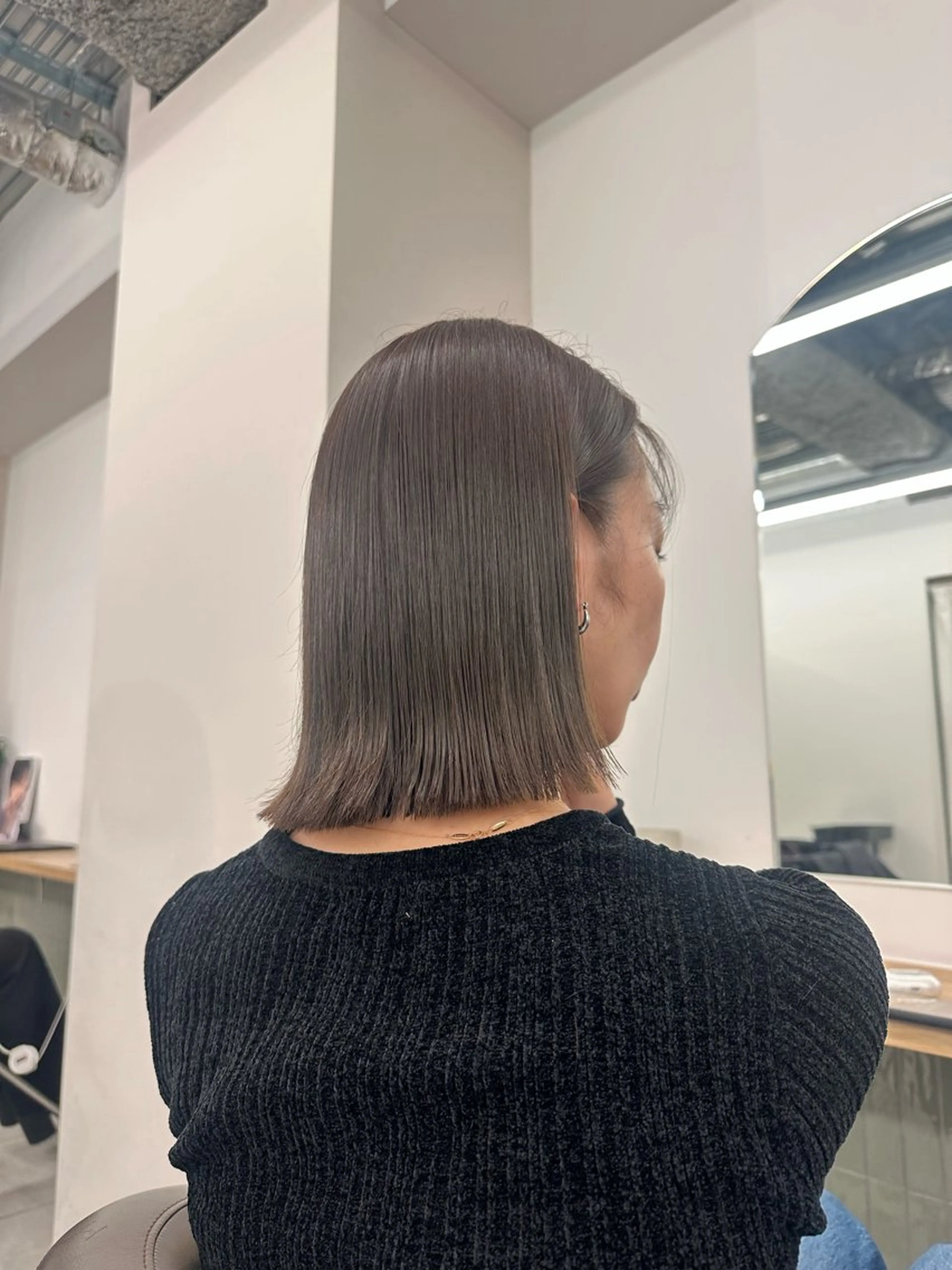 ミディアム カラー キッズ カット ヘアカラー トリートメント オトナヘア🌸 harukaのヘアスタイル