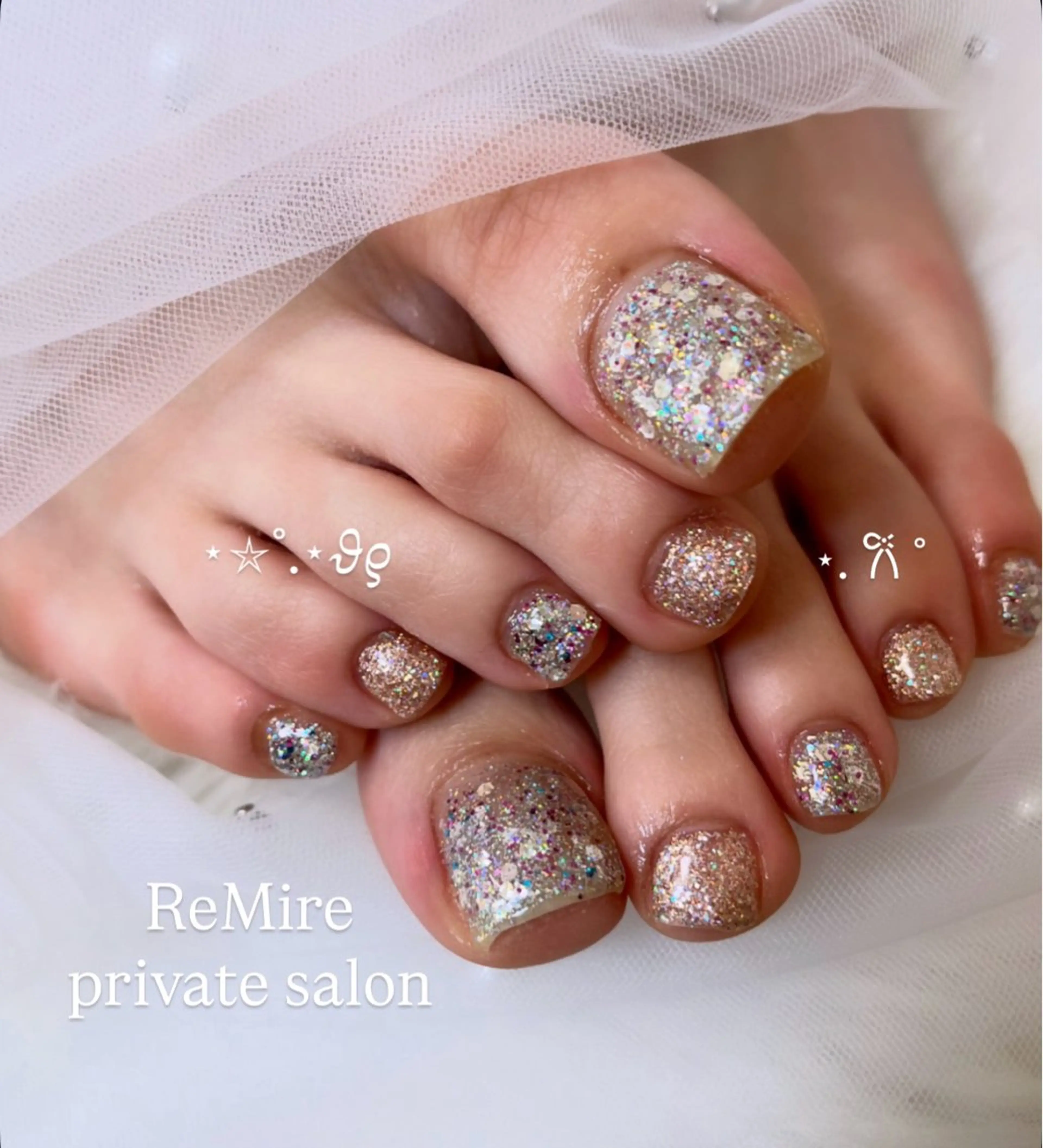 ネイル フットネイル Re: Mireのネイルデザイン