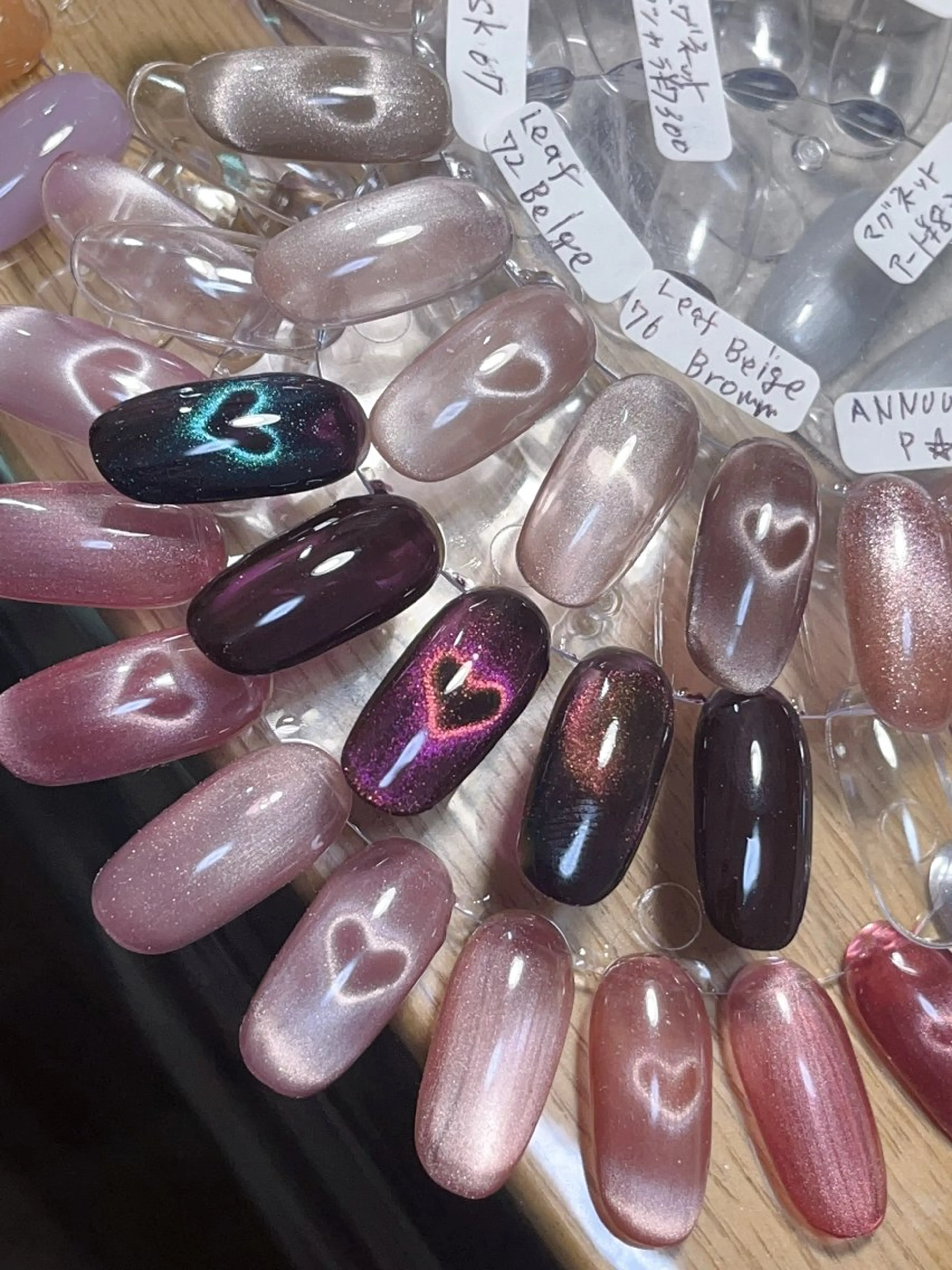 ネイル ハート マグネットネイル Nail Space R所属・ネイルスペースR 小林のネイルデザイン