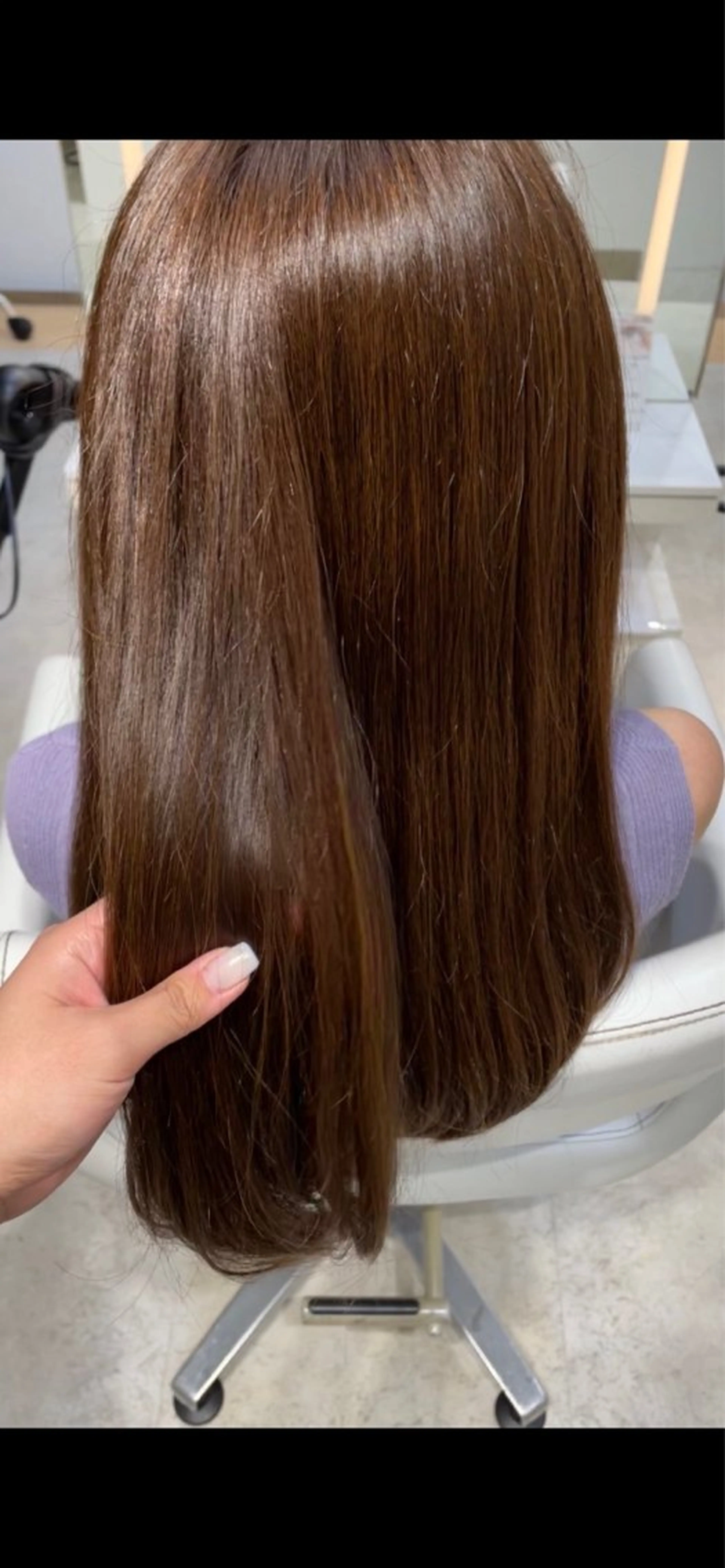 ロング Agnos青山所属・鈴木 里奈のヘアスタイル