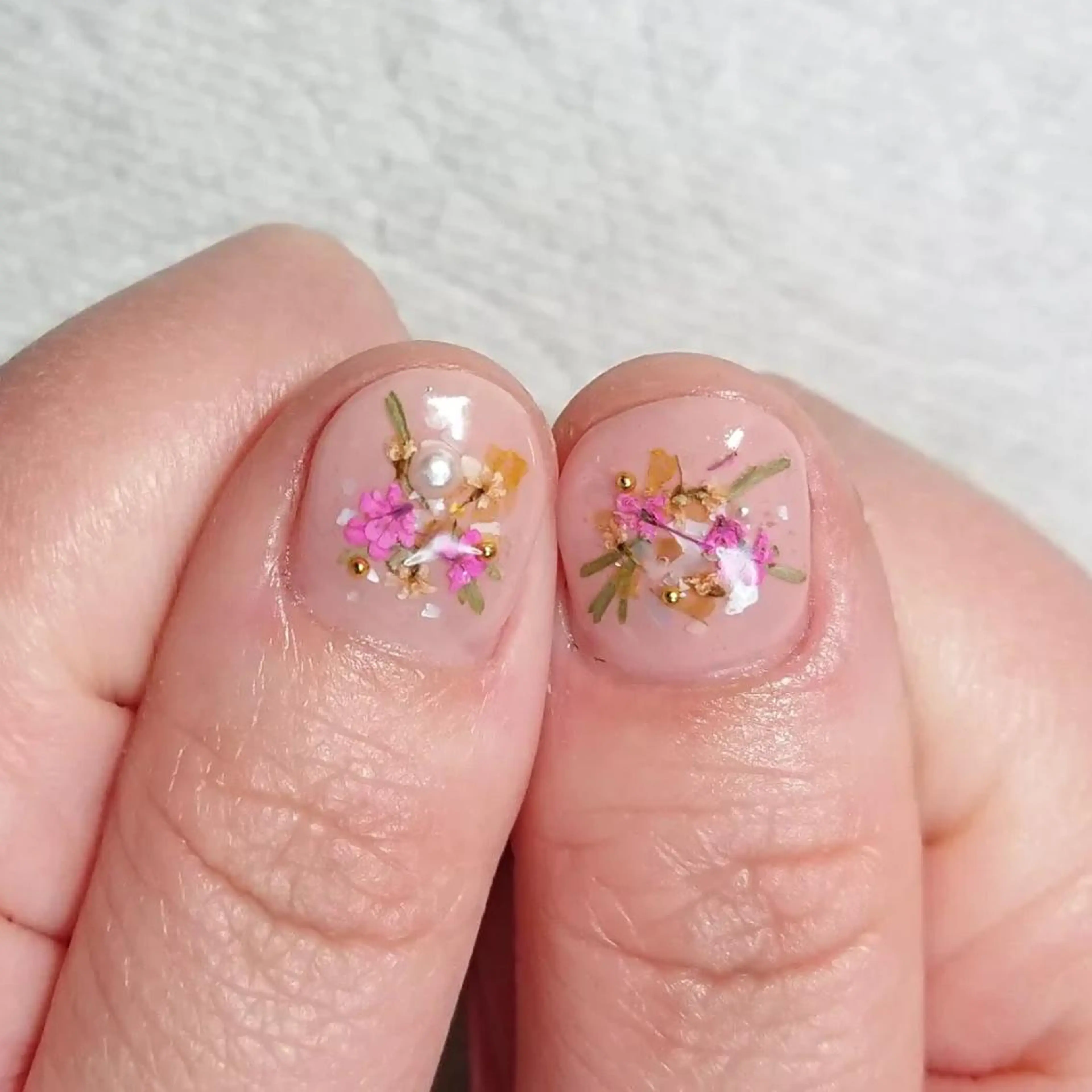 ネイル フラワーネイル shellnail さなえのネイルデザイン