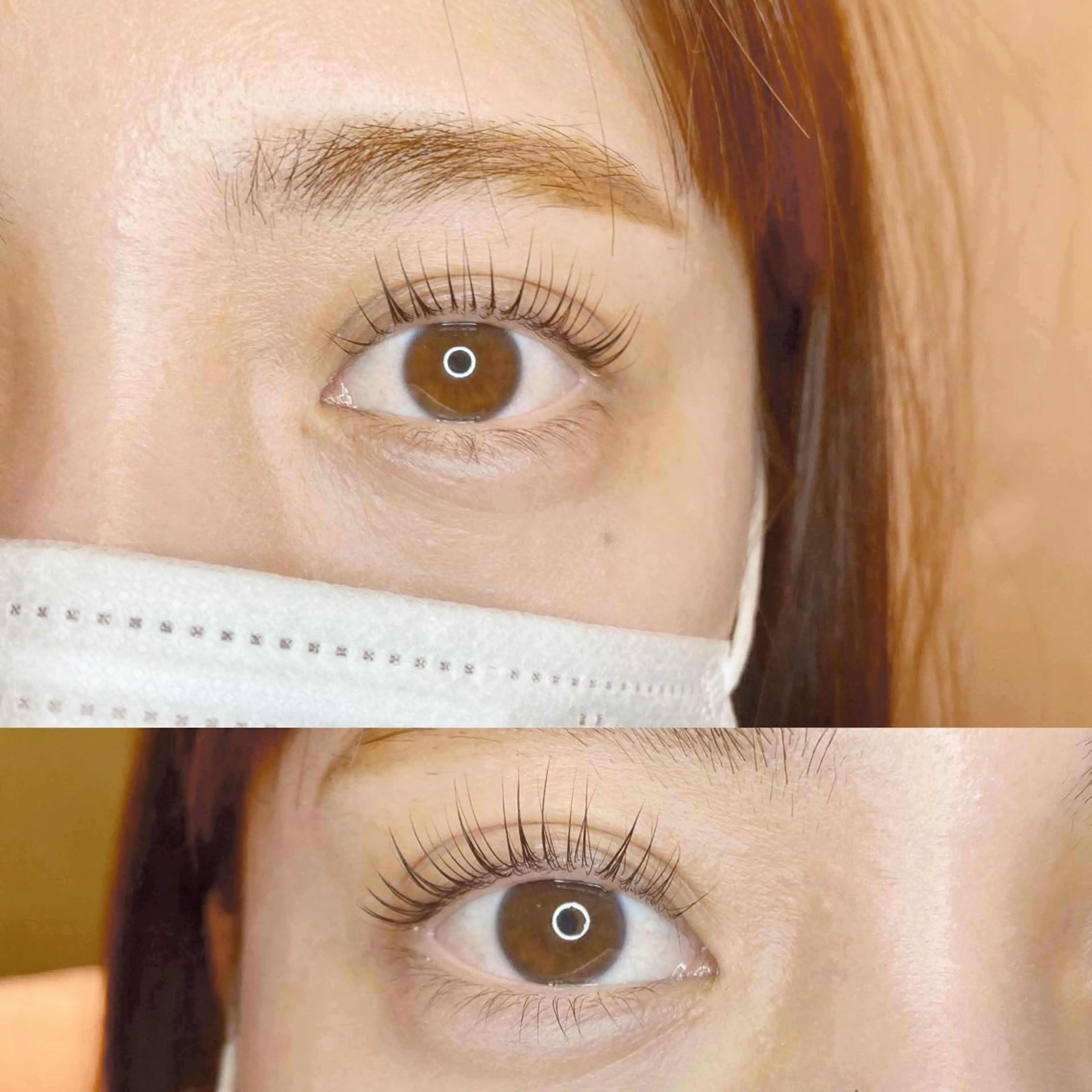 パリジェンヌ×眉毛WAX♥美容液コーティング×メイク仕上げの写真