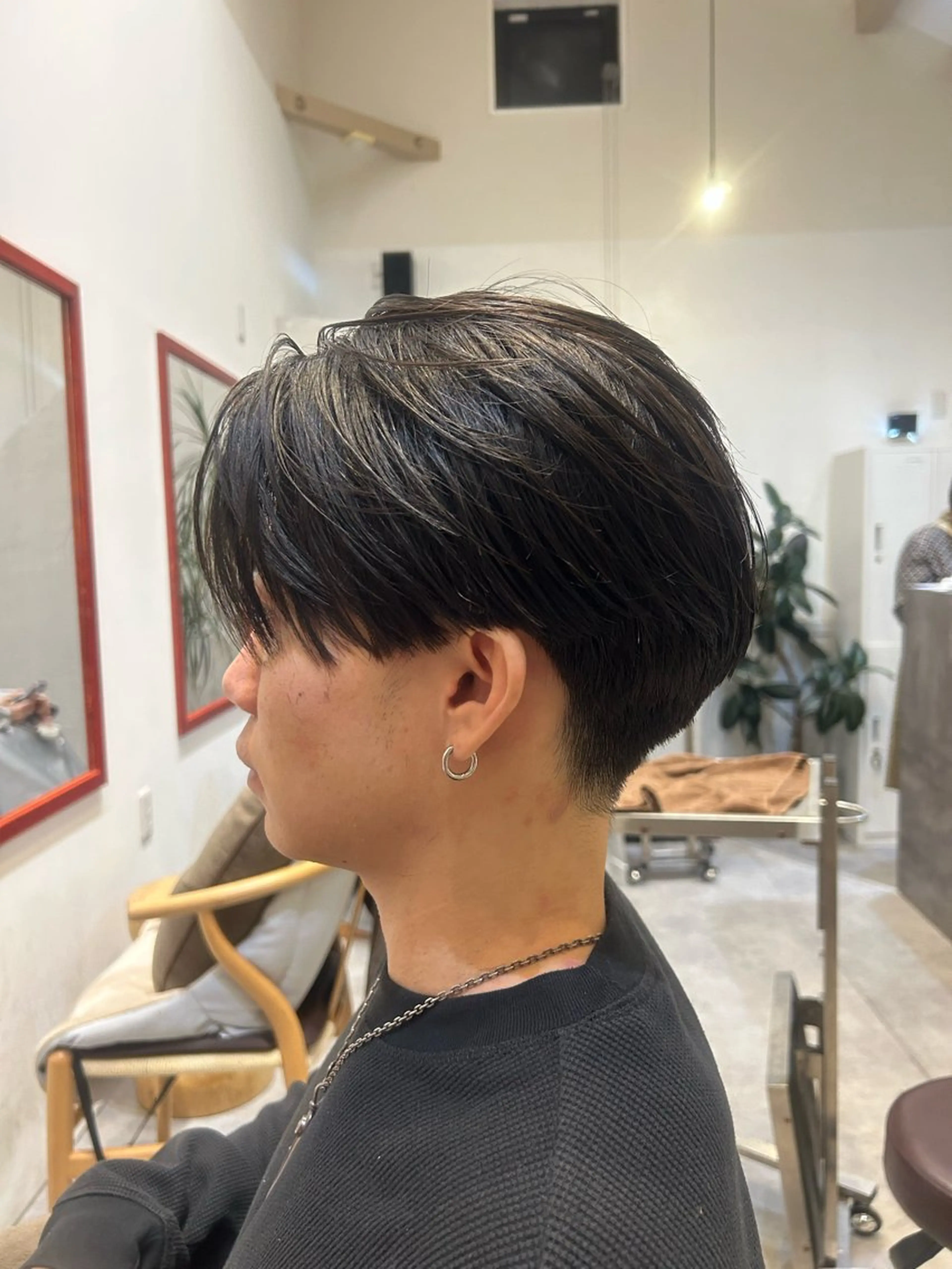 メンズ センターパート カット ARATA / tap/県庁近くのヘアスタイル