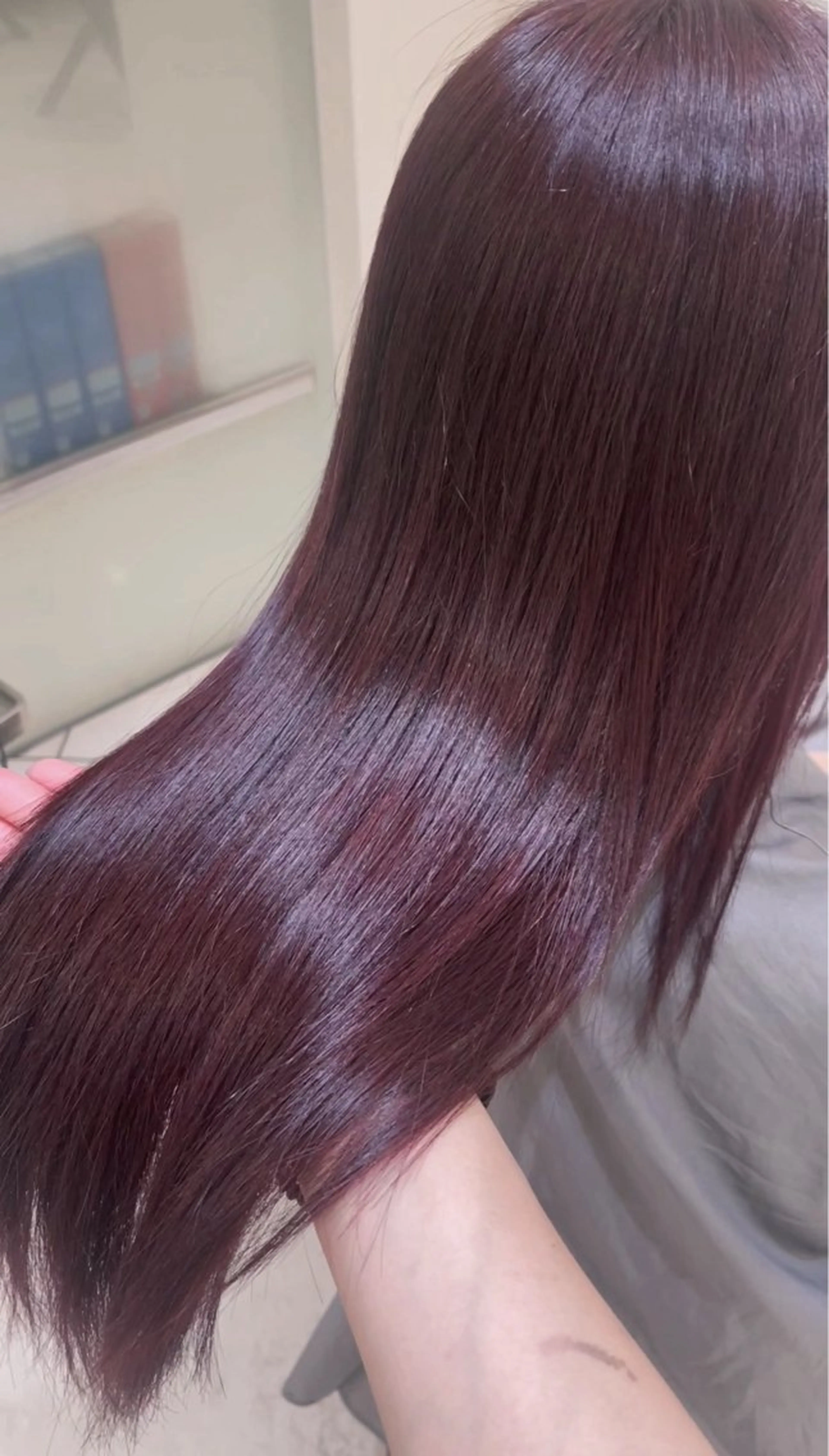 ロング カラー 💖大人韓国ヘア💖 韓国艶カラー【銀座】のヘアスタイル