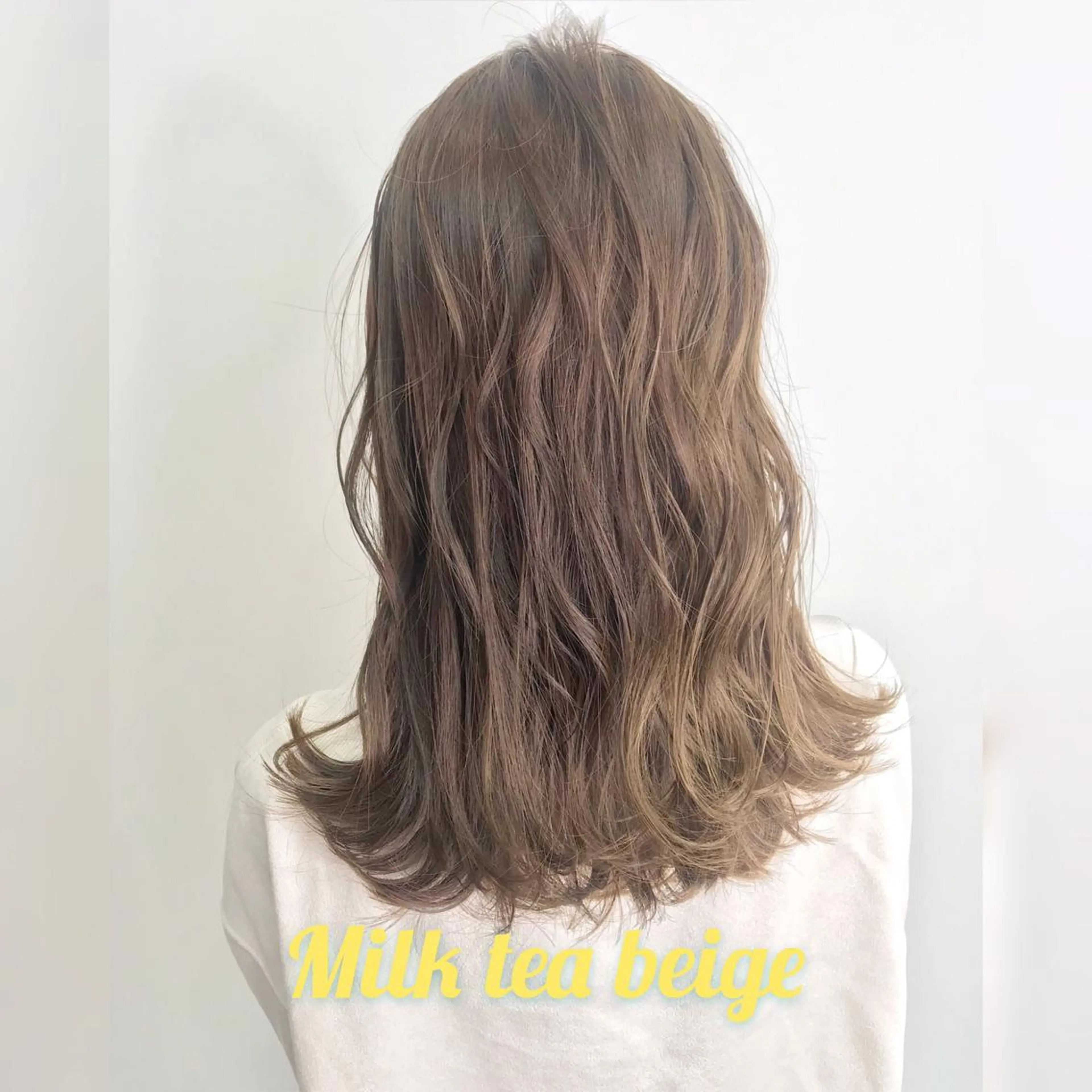 セミロング カラー ブリーチカラー/ 岩破瑞希のヘアスタイル