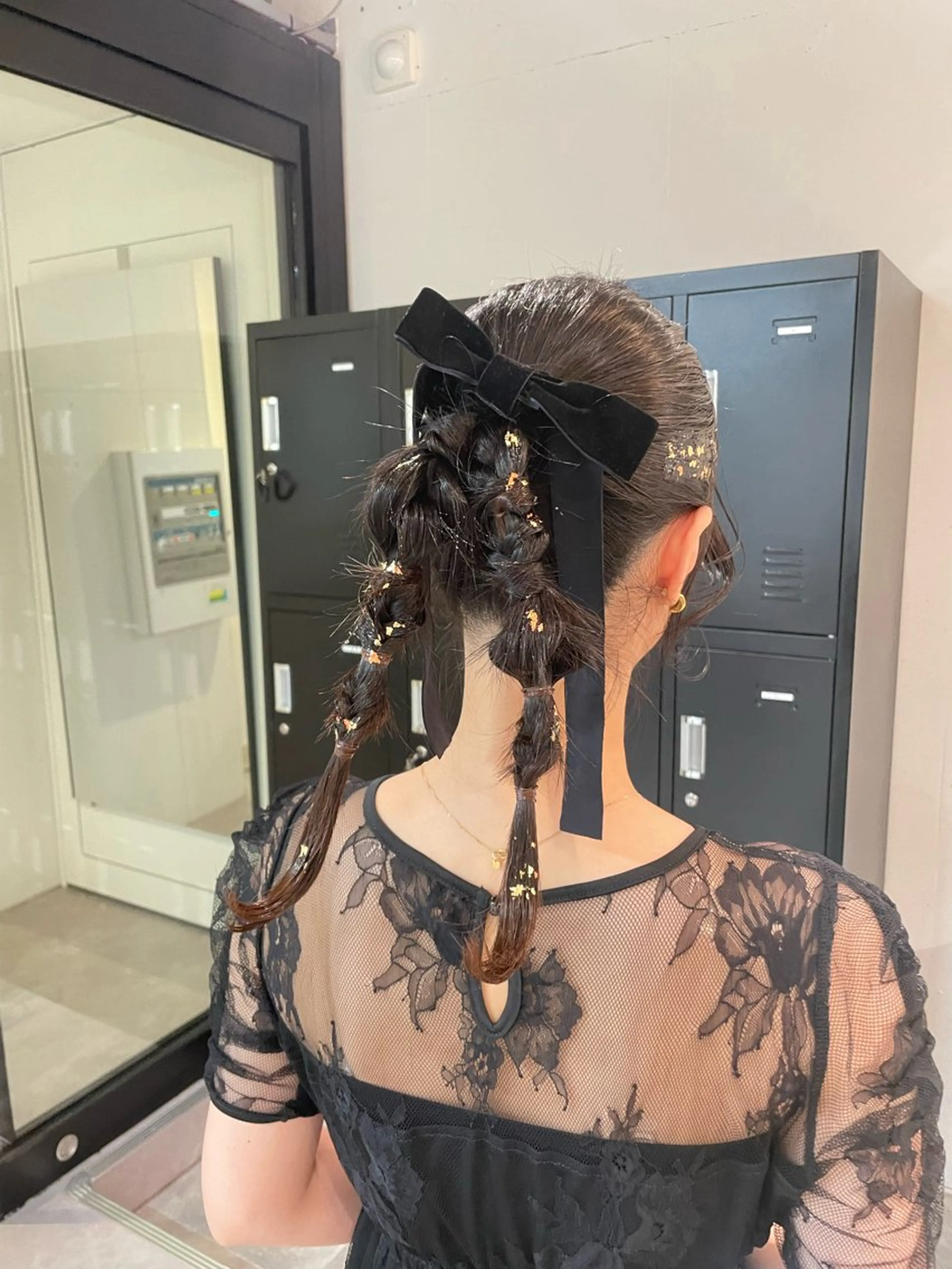 ミディアム ヘアアレンジ ポニーテール 結婚式・ブライダル ヘアセット A/LEE所属・久保田 千尋のヘアスタイル