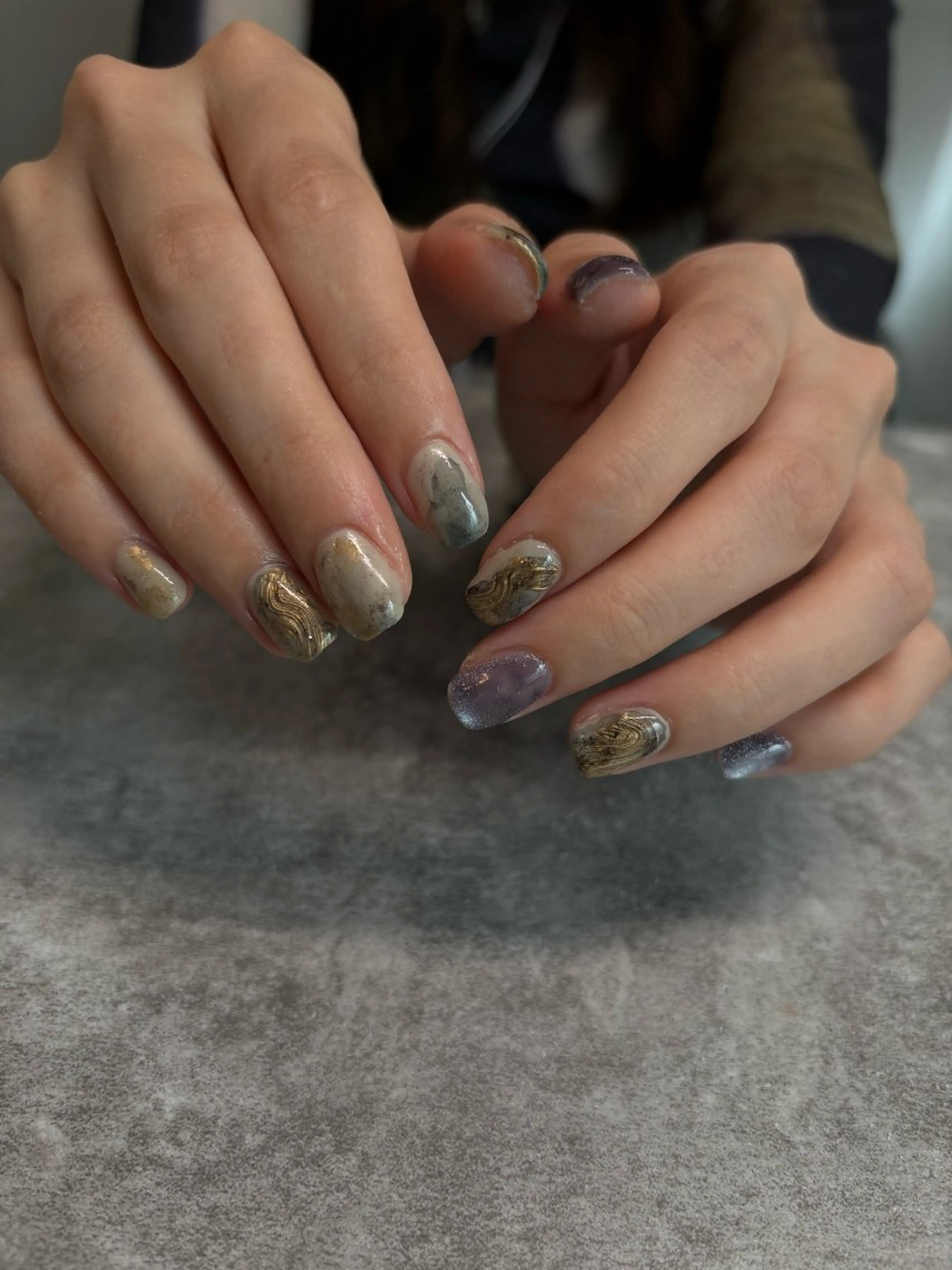 ネイル ニュアンスネイル ハンドネイル 【新宿三丁目】 もえNoël🎨🤍のネイルデザイン