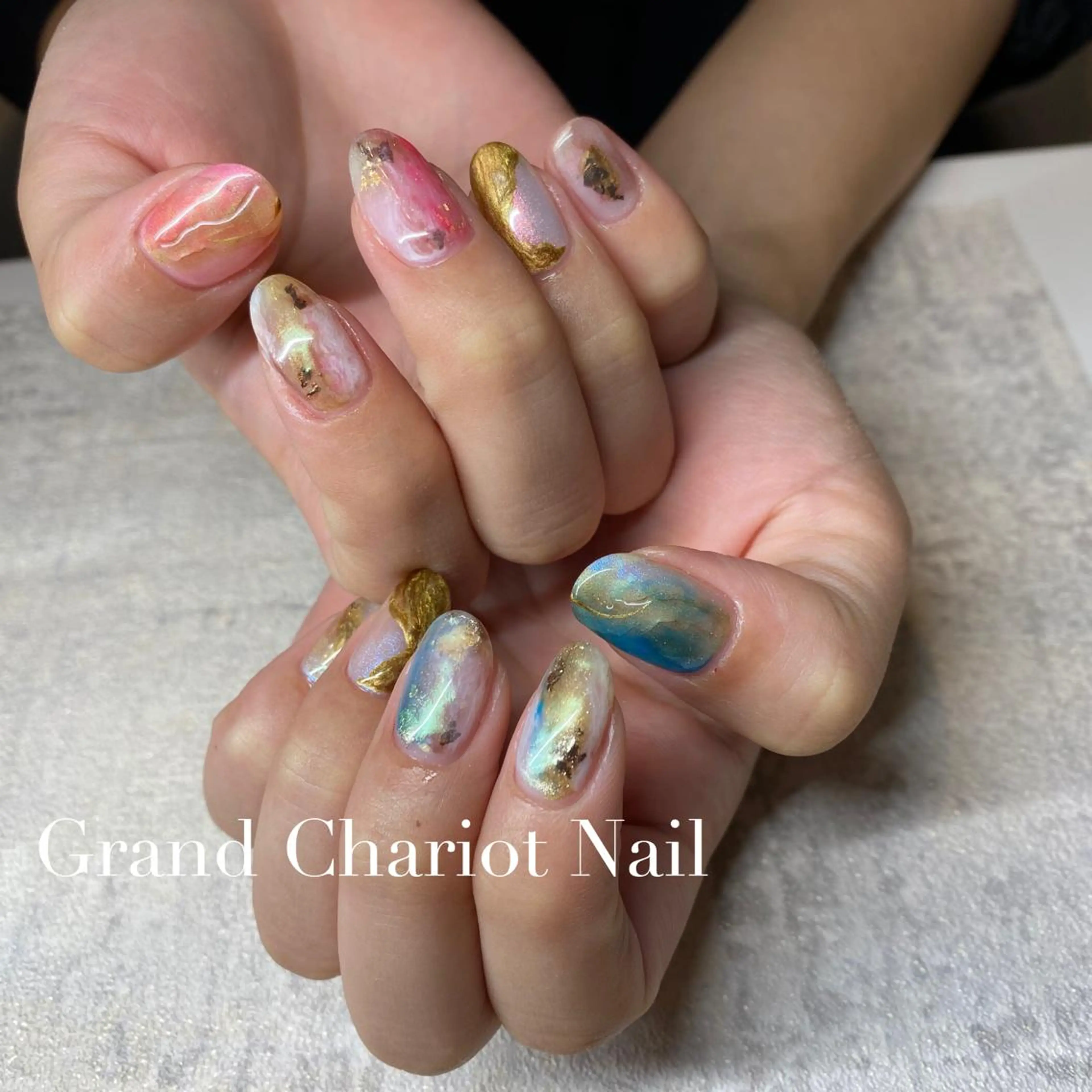 ネイル ハンドネイル NORA nail UMEDAのネイルデザイン
