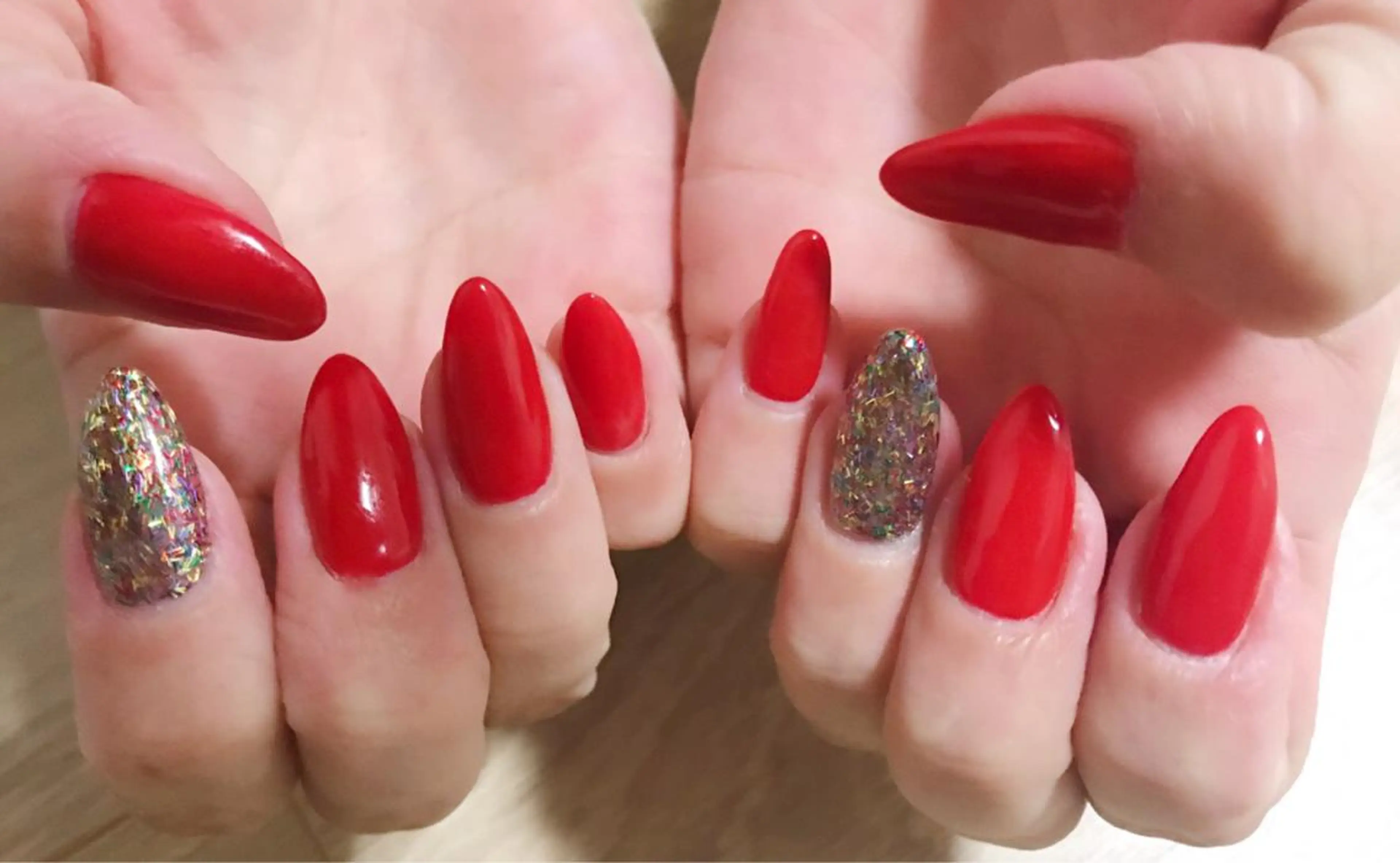 【オフ有り】チップ長さ出し10本 ワンカラー（2色までOK❣️）の写真