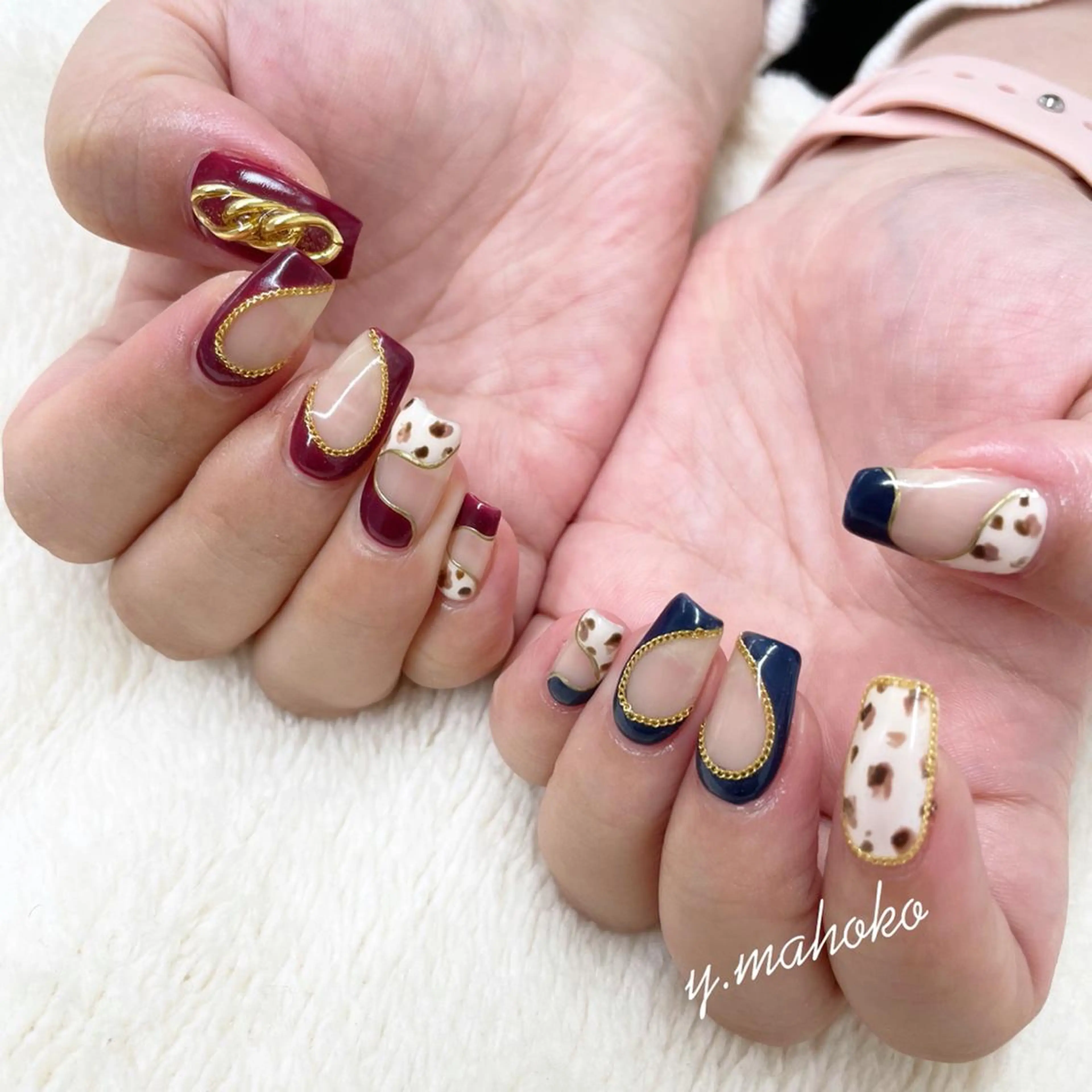 ネイル ハート She nail studio 原宿所属・パラジェル有/ スカルプ/mahoのネイルデザイン