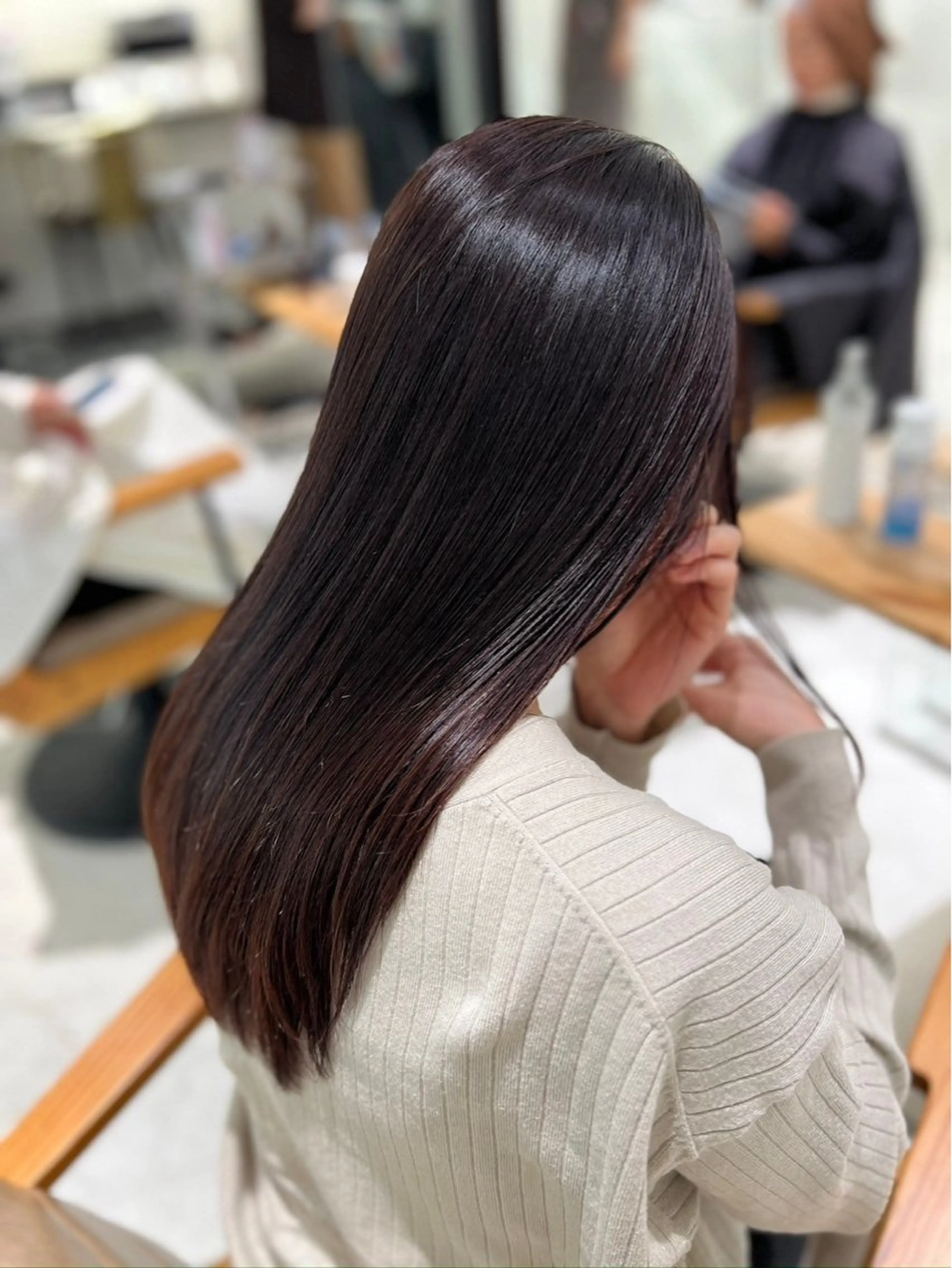 髪質改善ストレートの写真