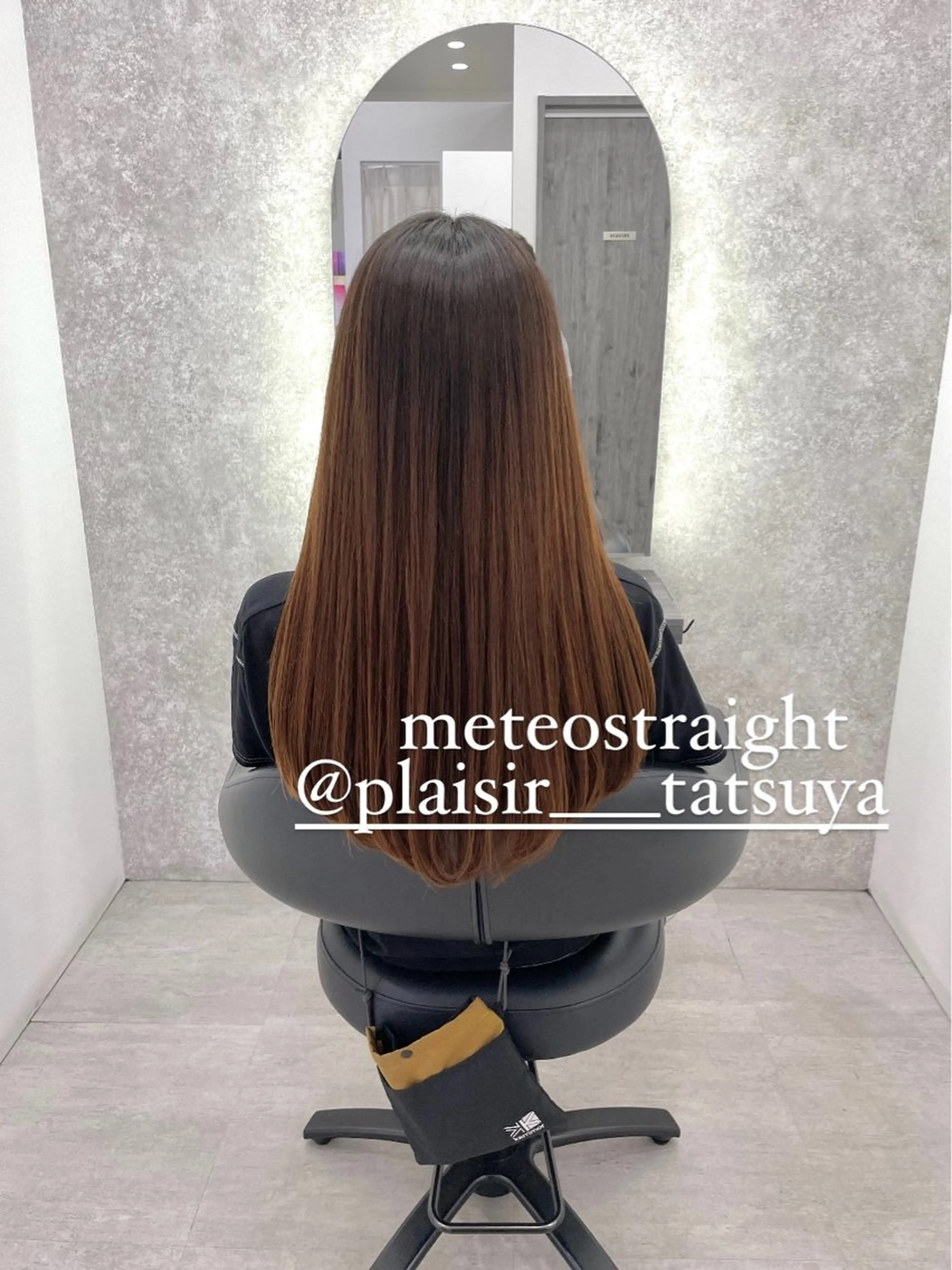 ロング レイヤーカット ロング 縮毛矯正 カット 縮毛矯正 トリートメント 佐々木 達也のヘアスタイル