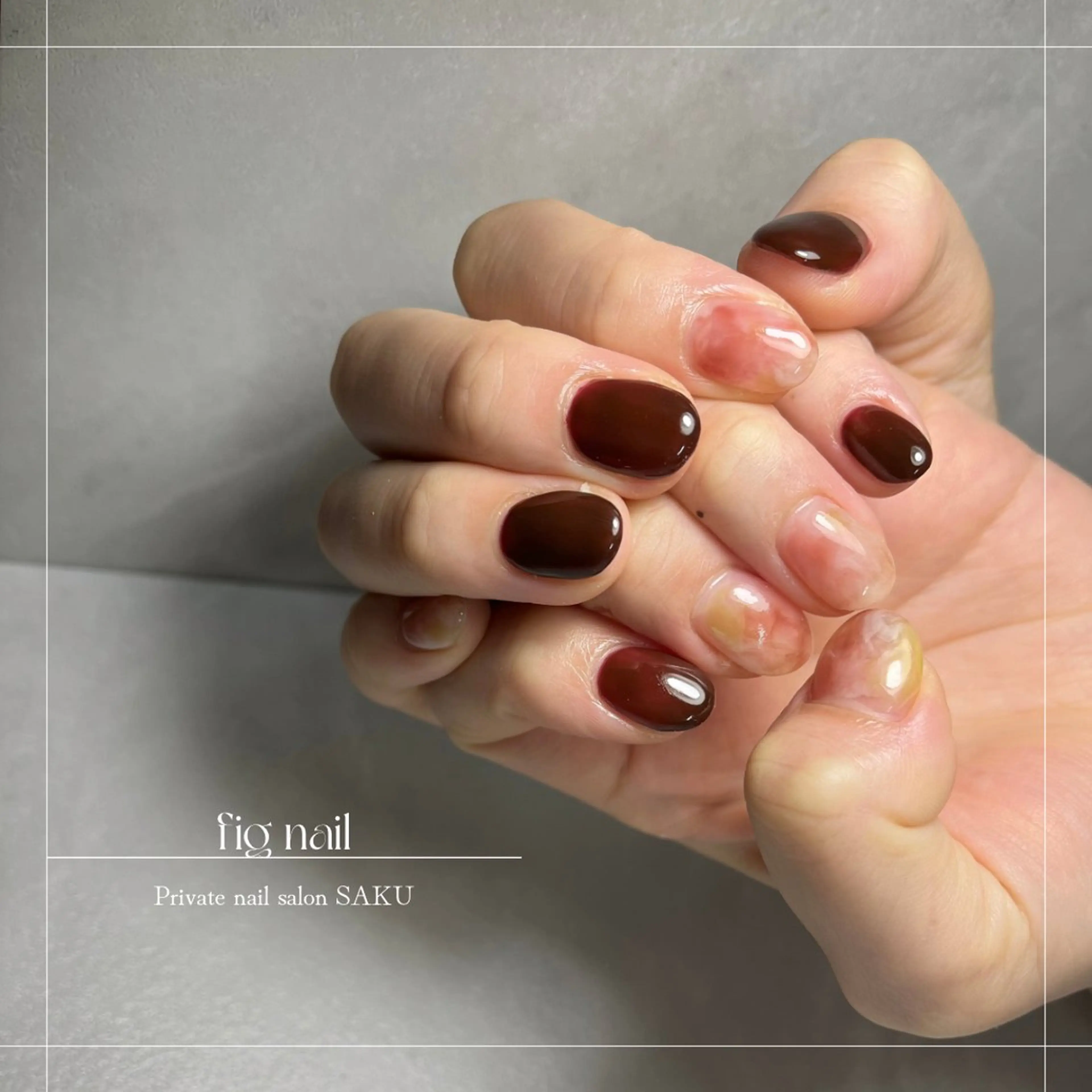 ネイル SAKU  nail[サクネイル]所属・SAKU nail 作島茜のネイルデザイン