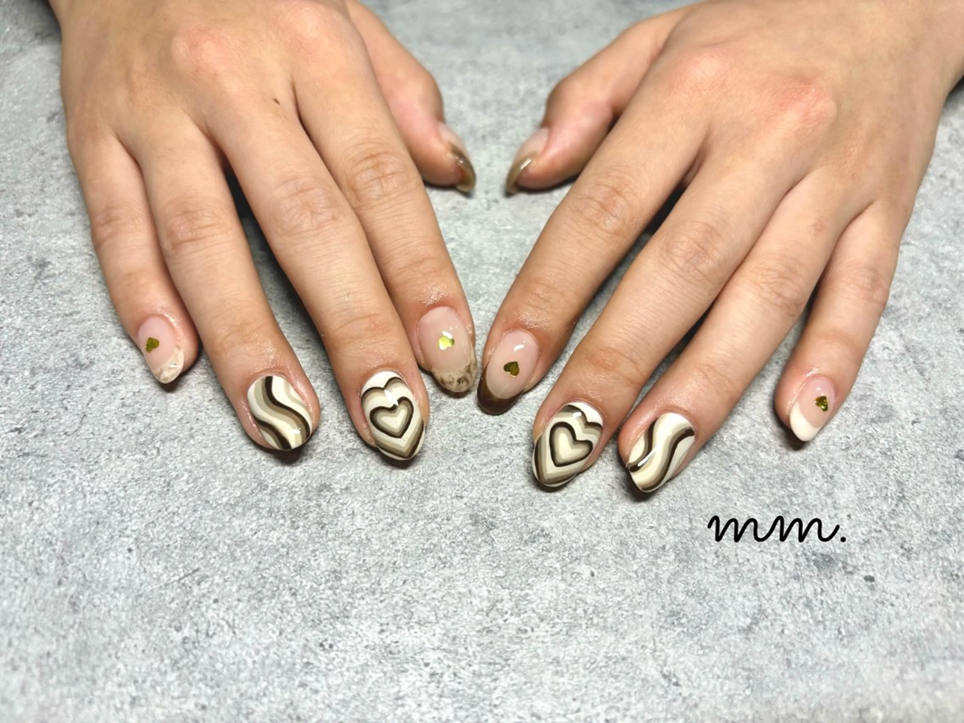 ネイル アートネイル ハンドネイル mm. ✨Ayuna✨のネイルデザイン
