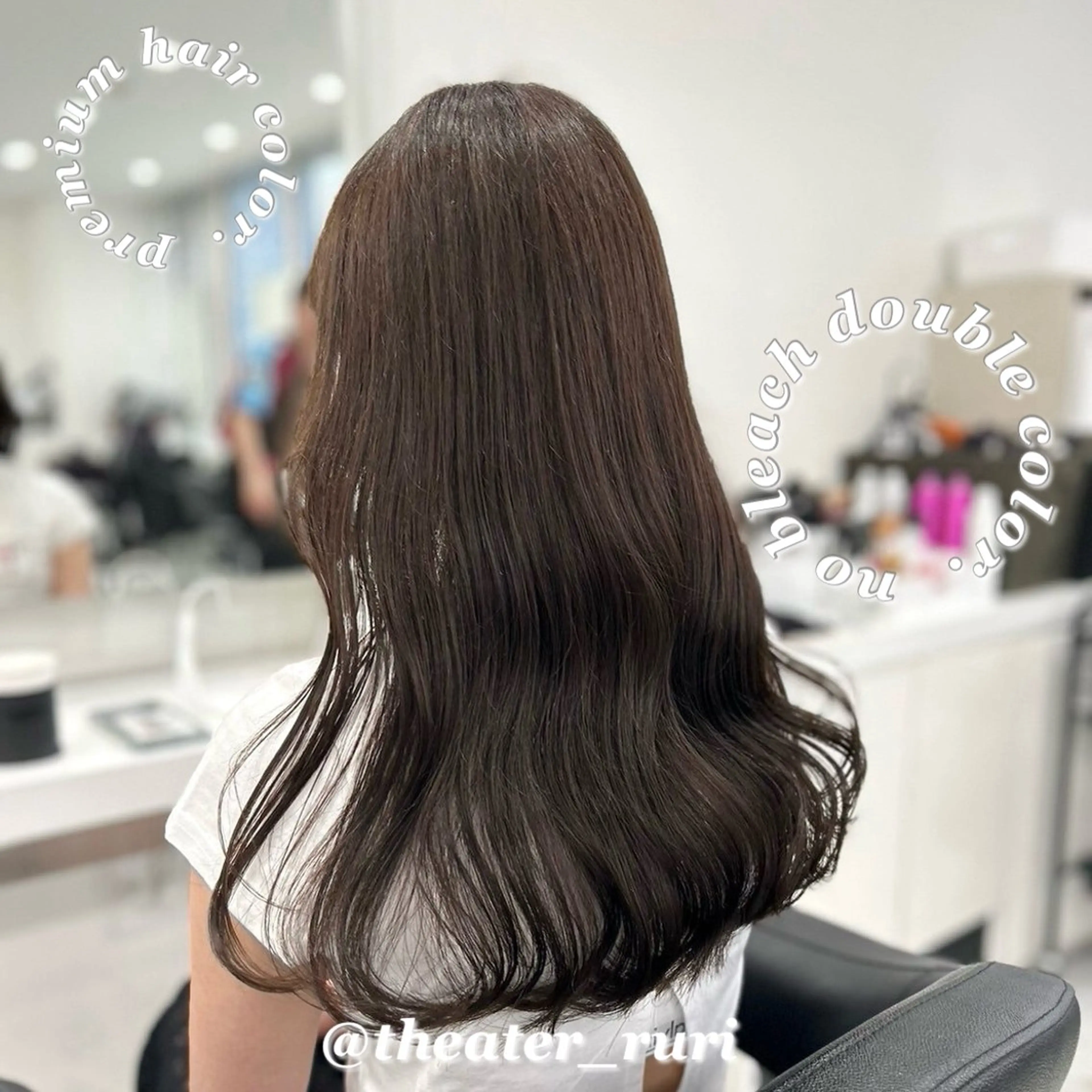 ロング カラー ヘアカラー トリートメント RURI 🌙透明感カラー🌙のヘアスタイル