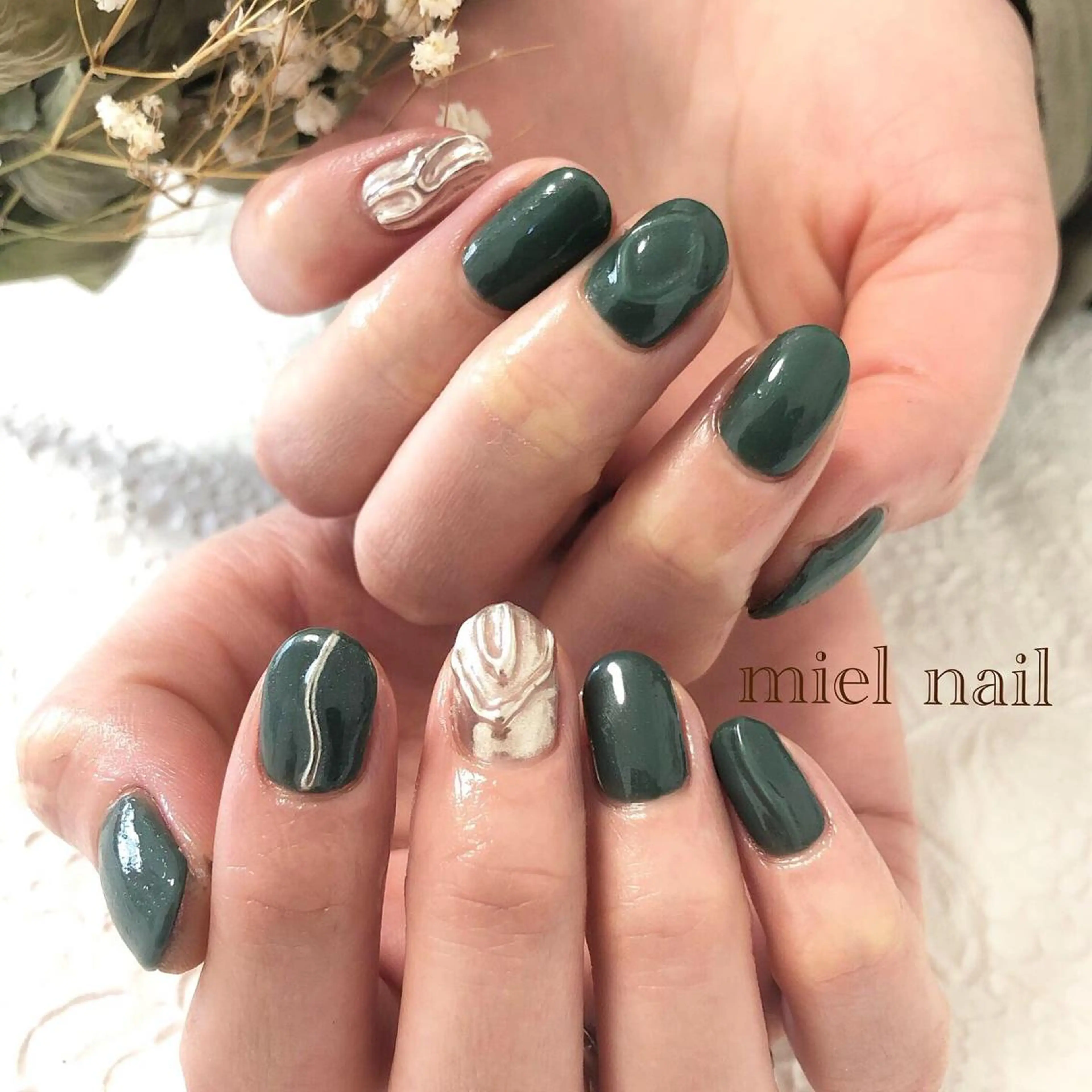 ネイル ハンドネイル miel nailのネイルデザイン