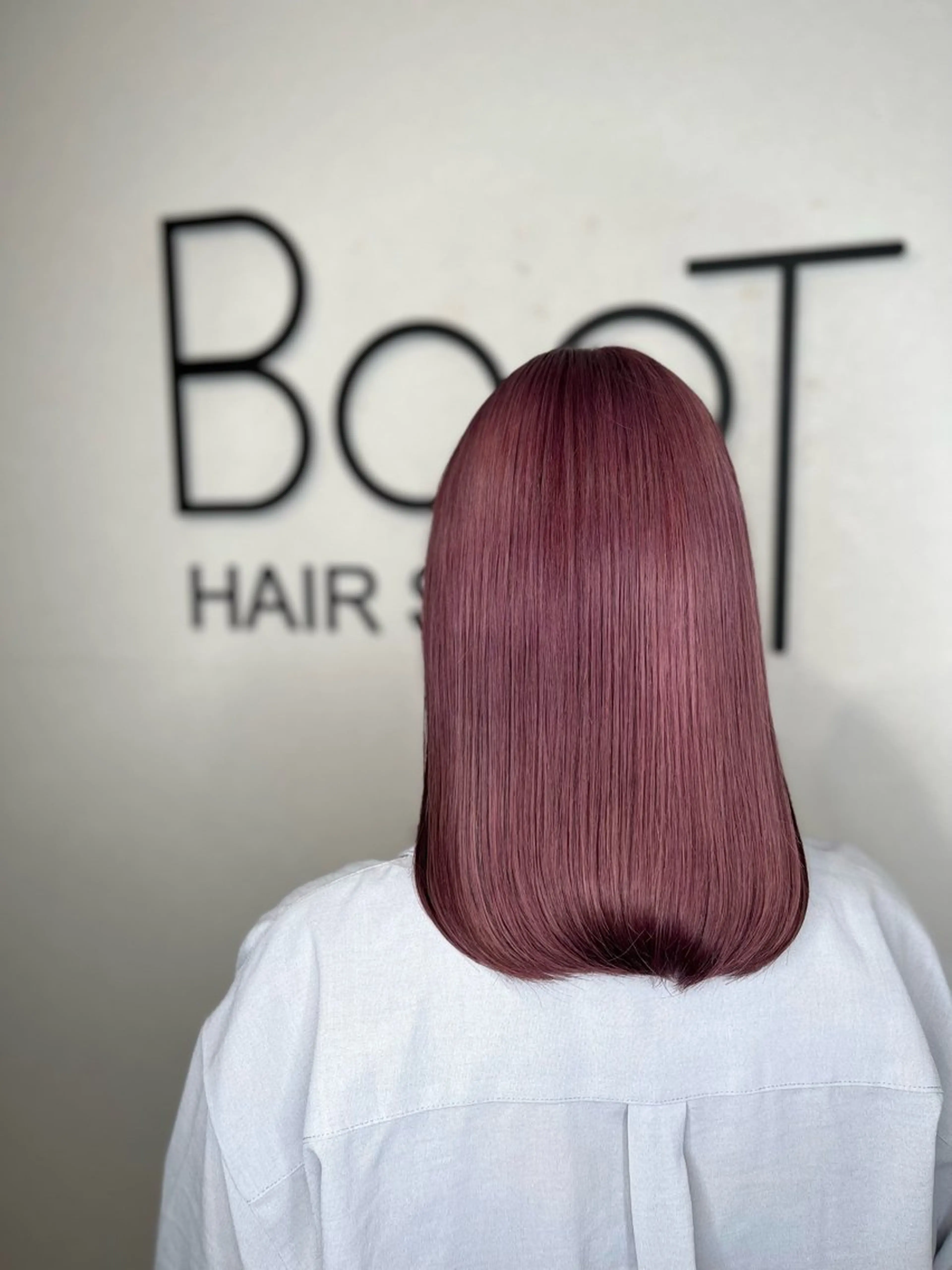 セミロング カラー ヘアカラー トリートメント DEST ゆりかのヘアスタイル