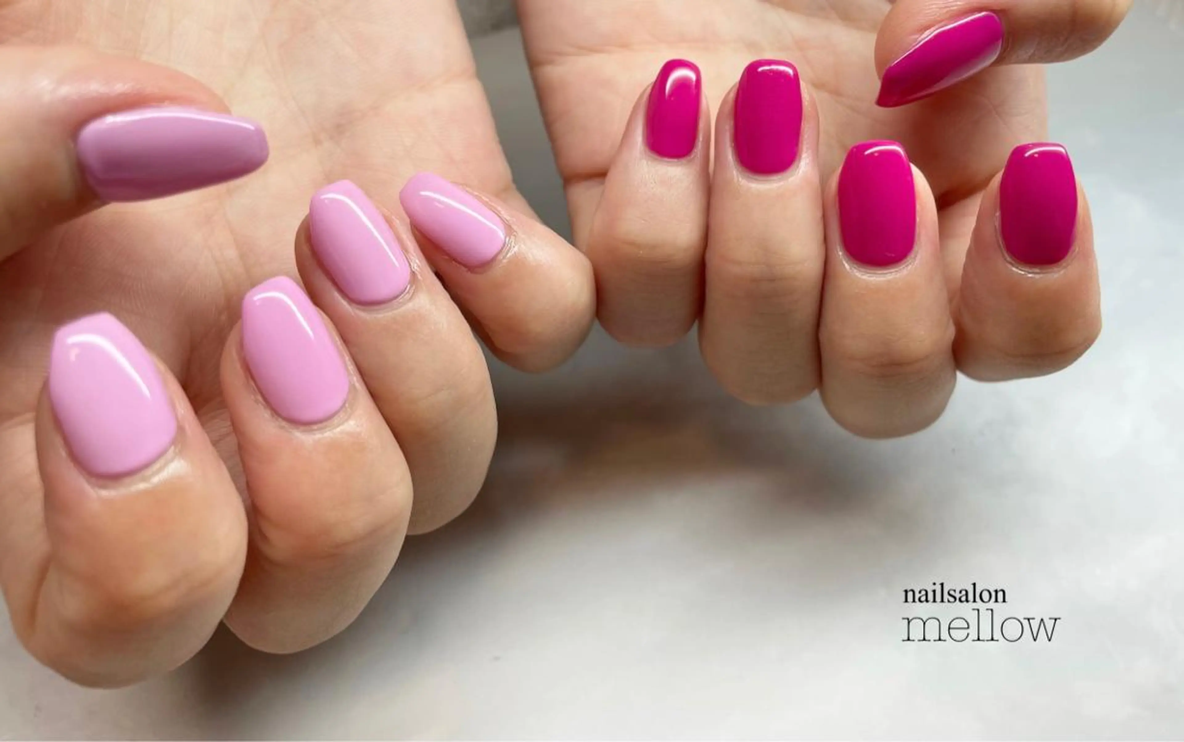 ネイル ピンク 大山 浩美のネイルデザイン