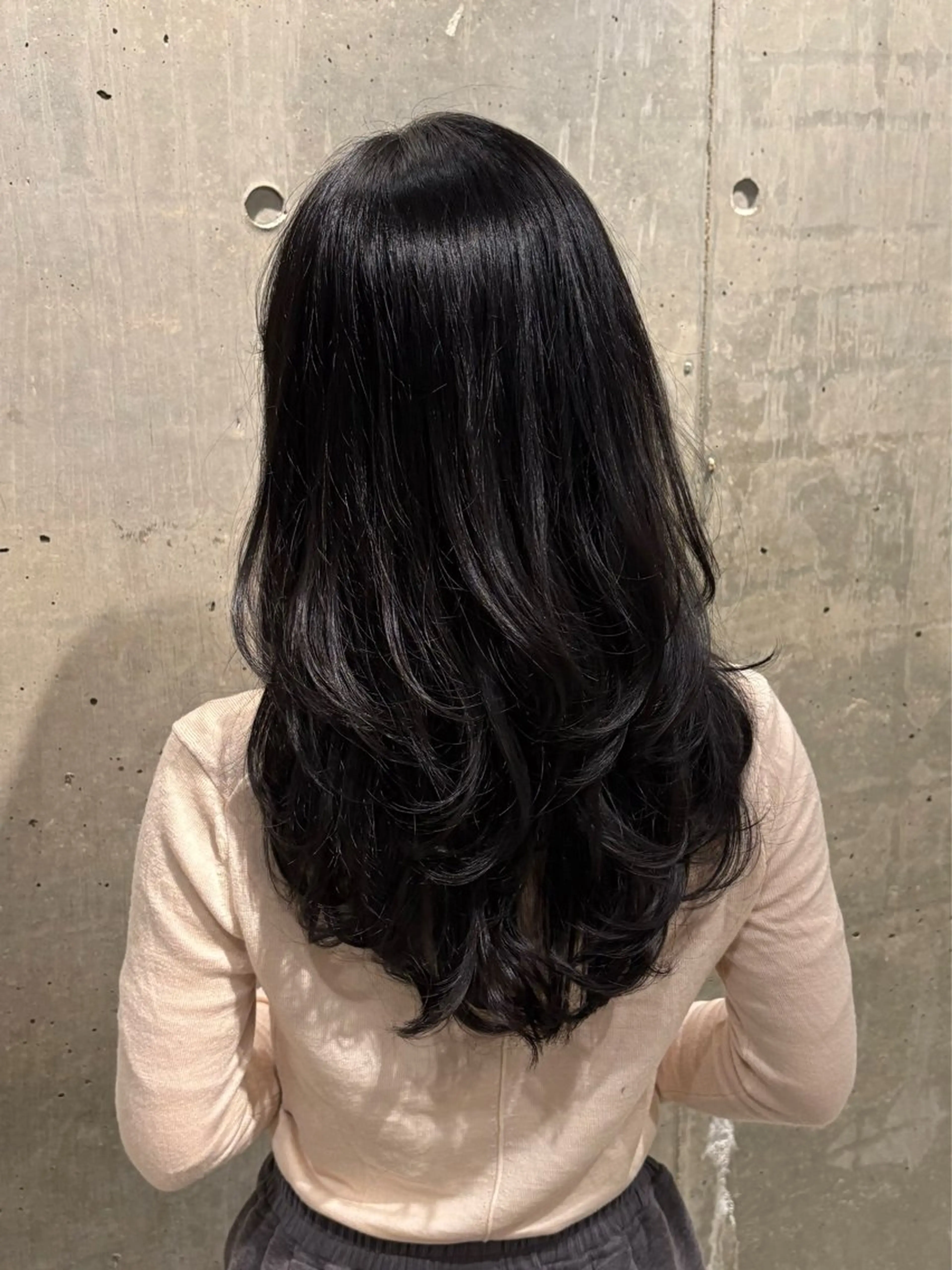 海外風🌿バタフライレイヤー✖️ワンカールパーマの写真