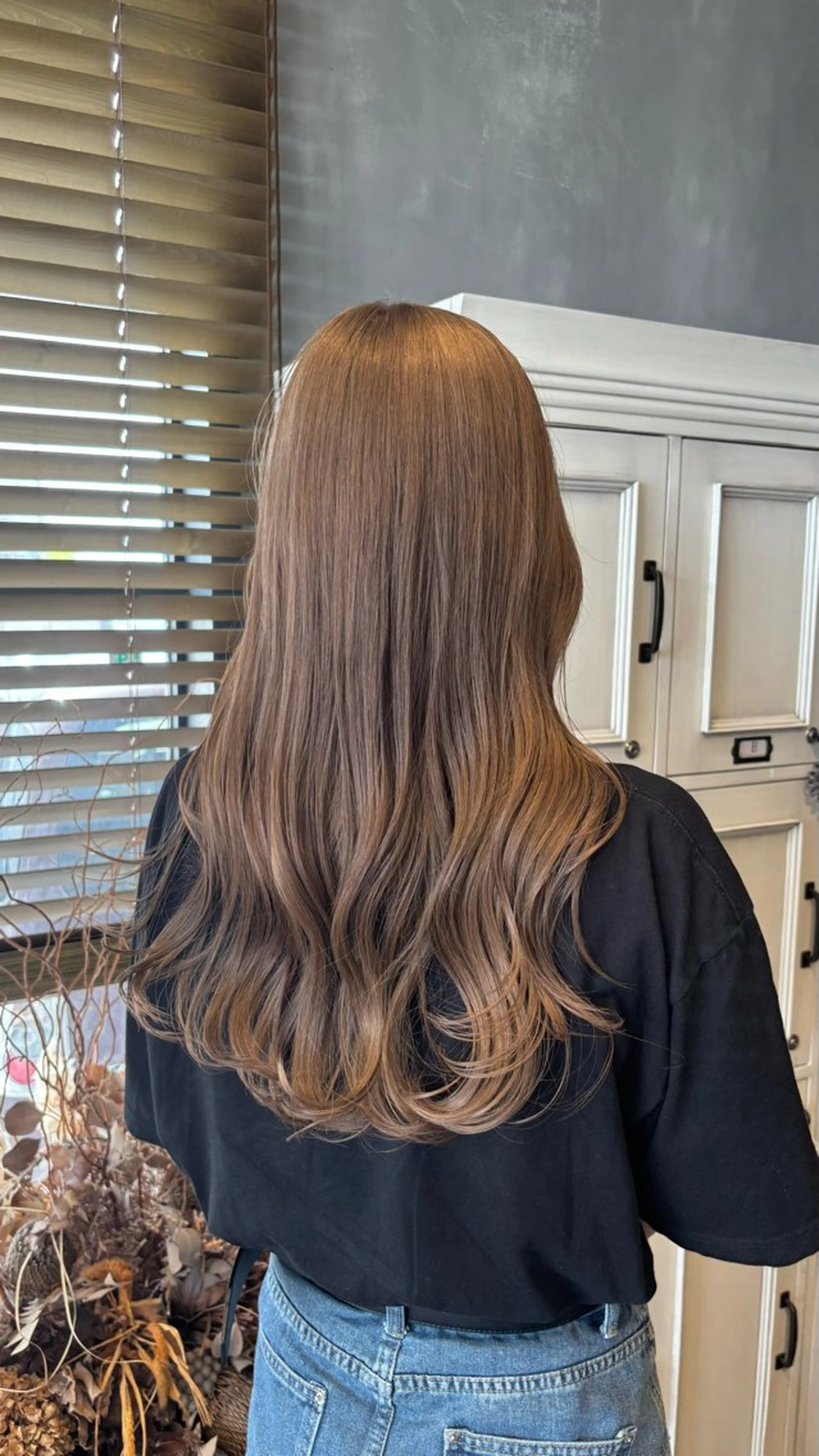 ロング カラー ヘアカラー 長瀬 友唯のヘアスタイル