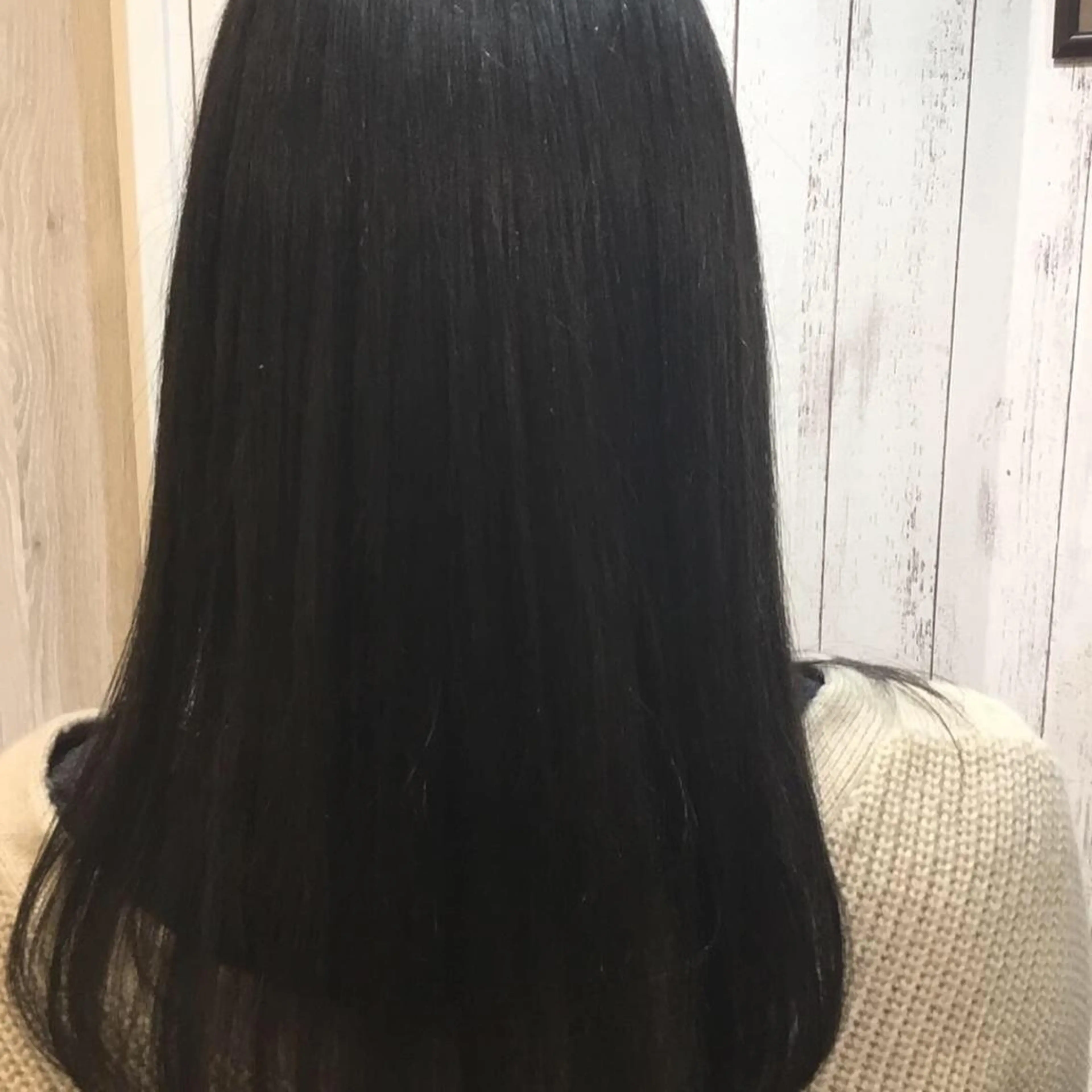 セミロング カラー パーマ embrace エンブレイスのヘアスタイル