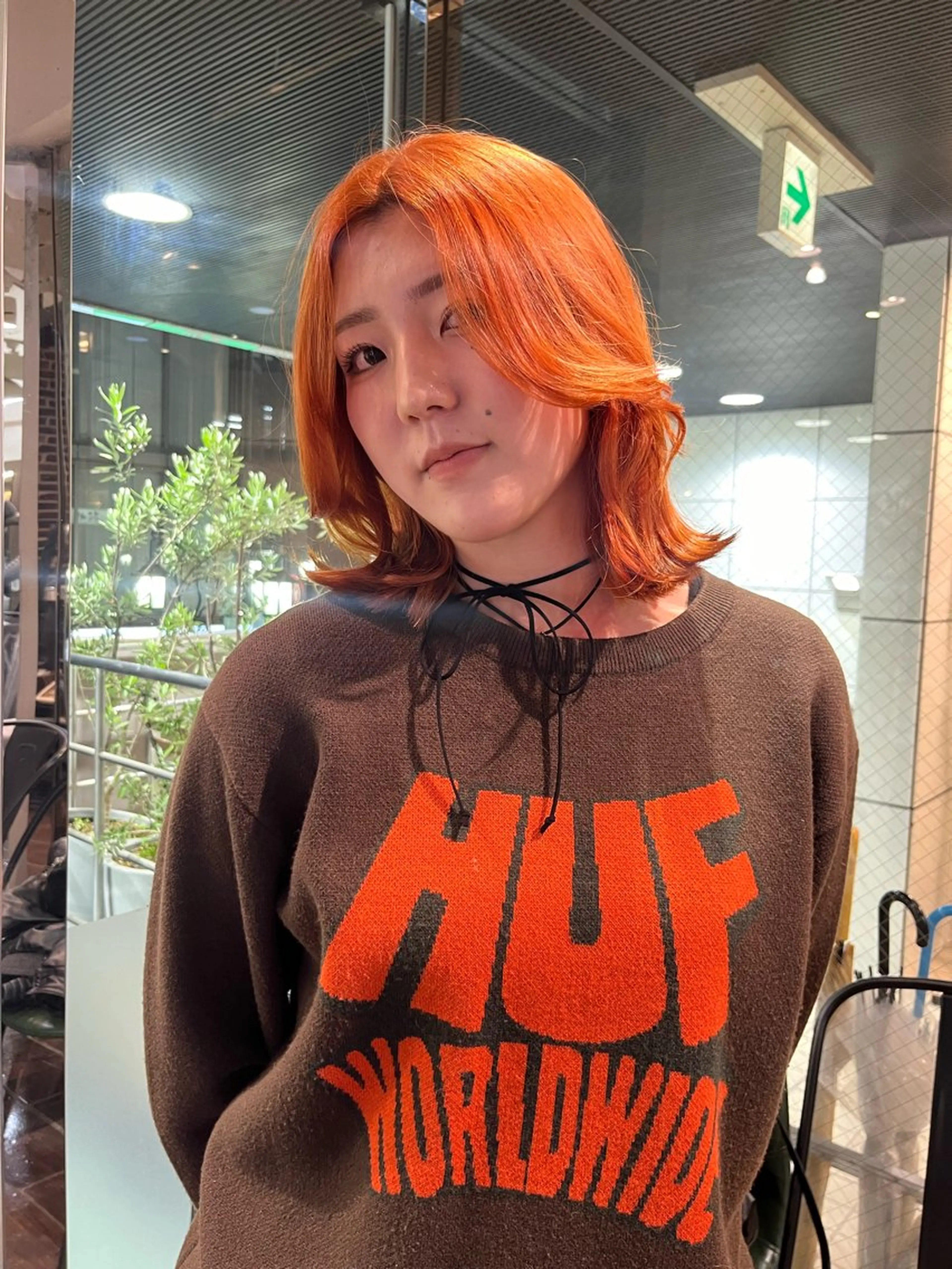 ミディアム カラー ミディアムパーマ ブリーチ ケアブリーチ デザインカラー ダブルカラー ヘアカラー トリートメント designcolo r/似合わせNOKAのヘアスタイル