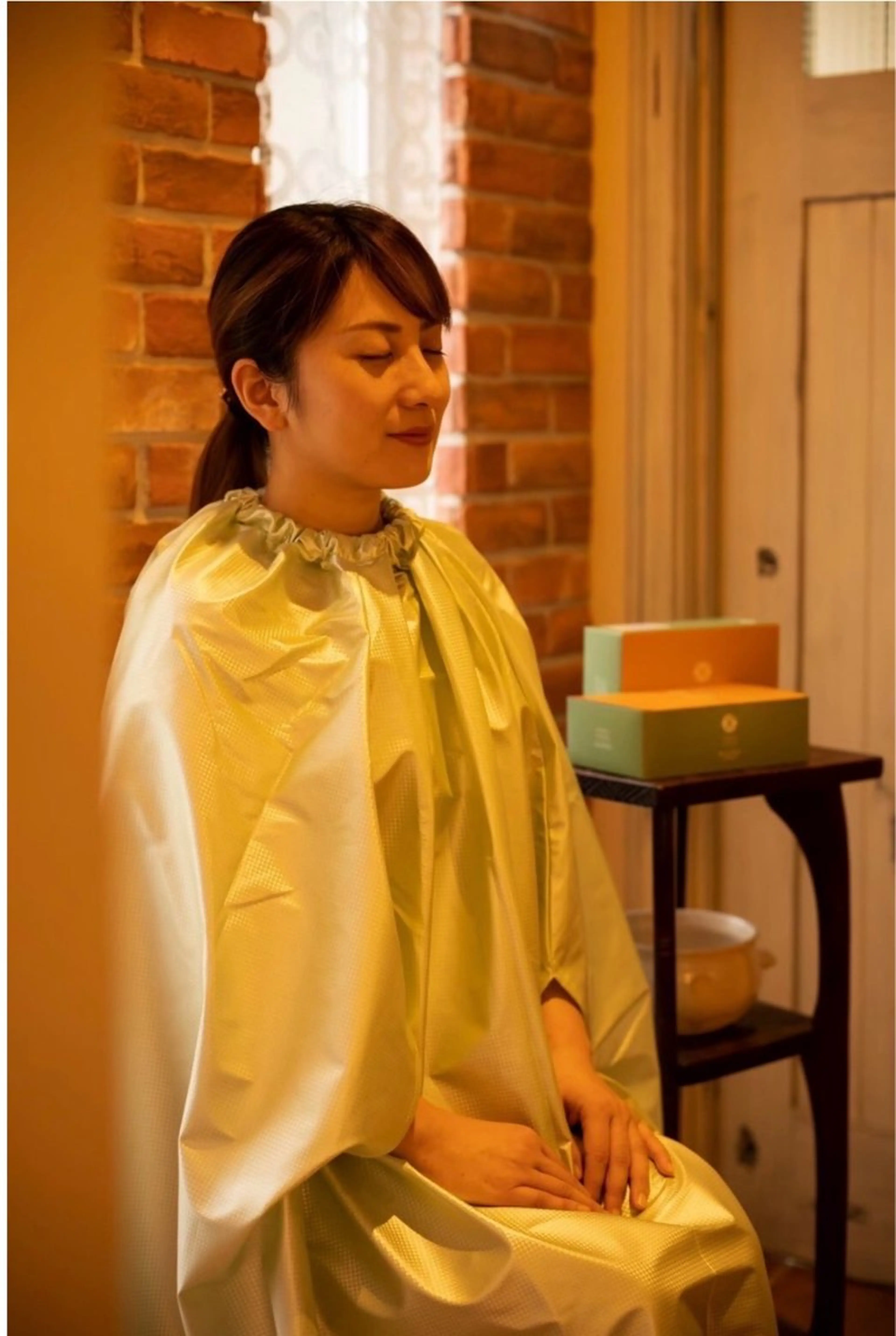 温活　よもぎ蒸しの写真