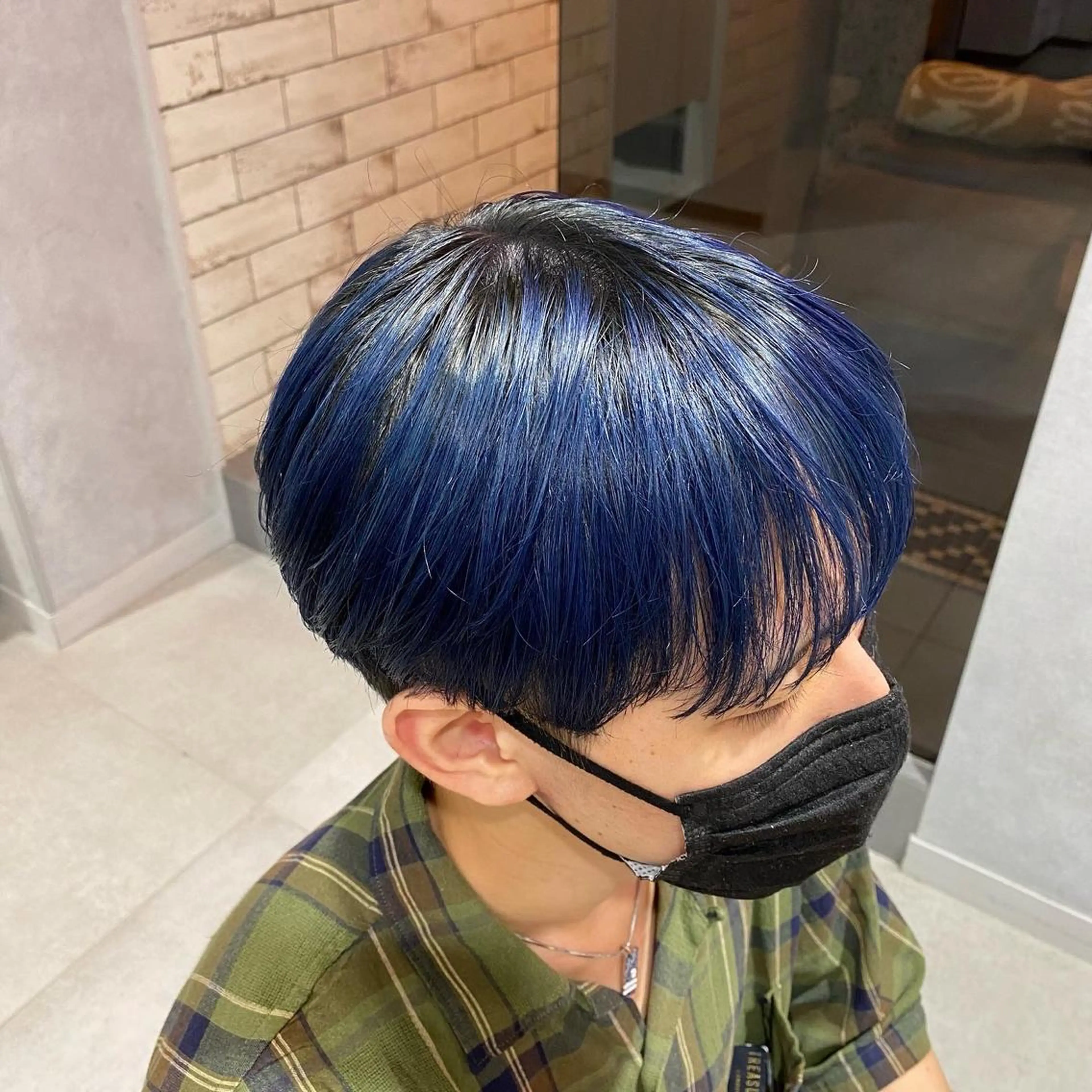 カラー メンズ メンズ韓国風 マッシュ シースルーマッシュ カット ヘアカラー YOHEI【メンズ/ パーマ/メンズ特化】のヘアスタイル