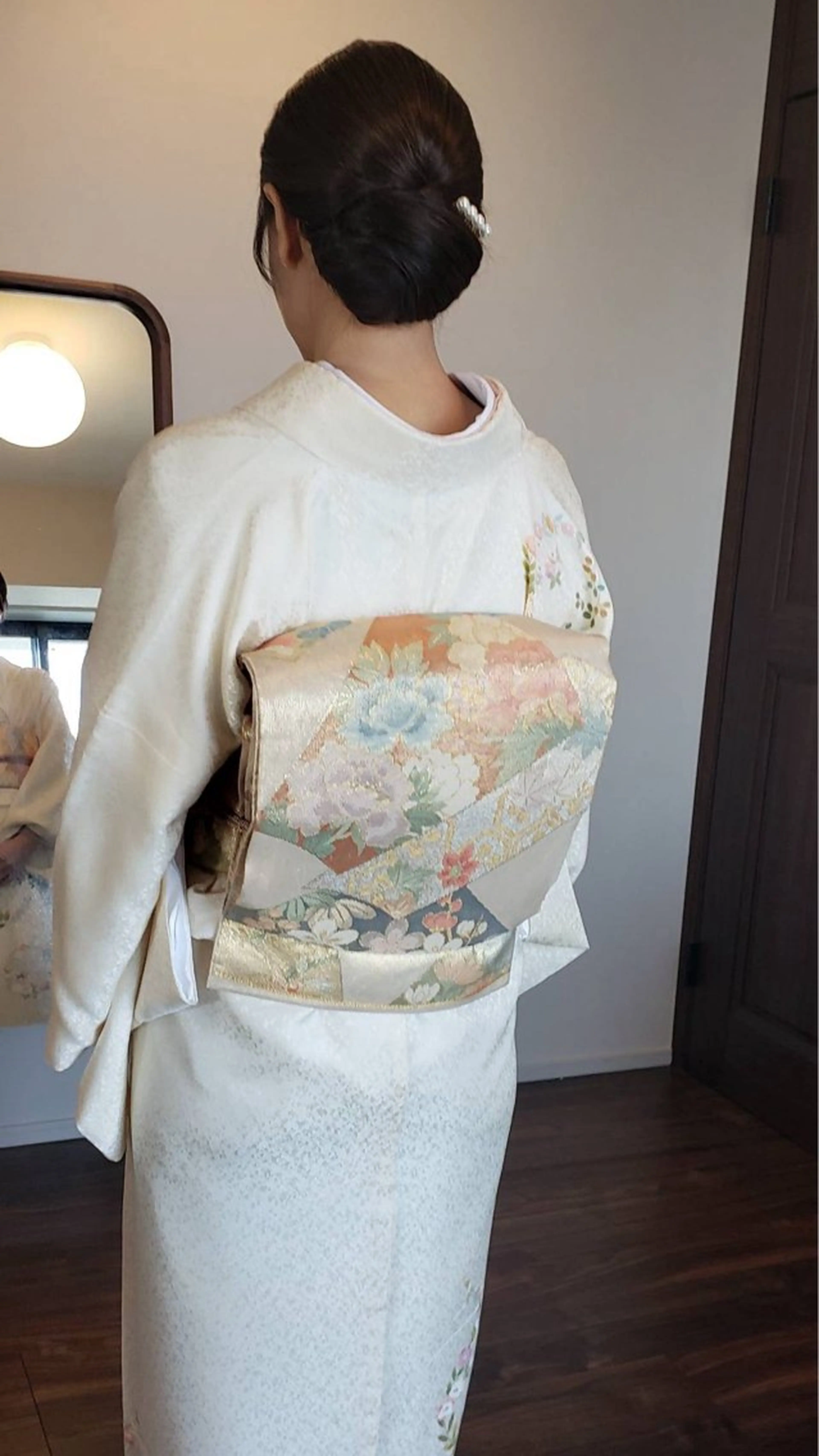 【着付けのみ】訪問着👘                             ※12/29​〜​1/12は＋500円の写真