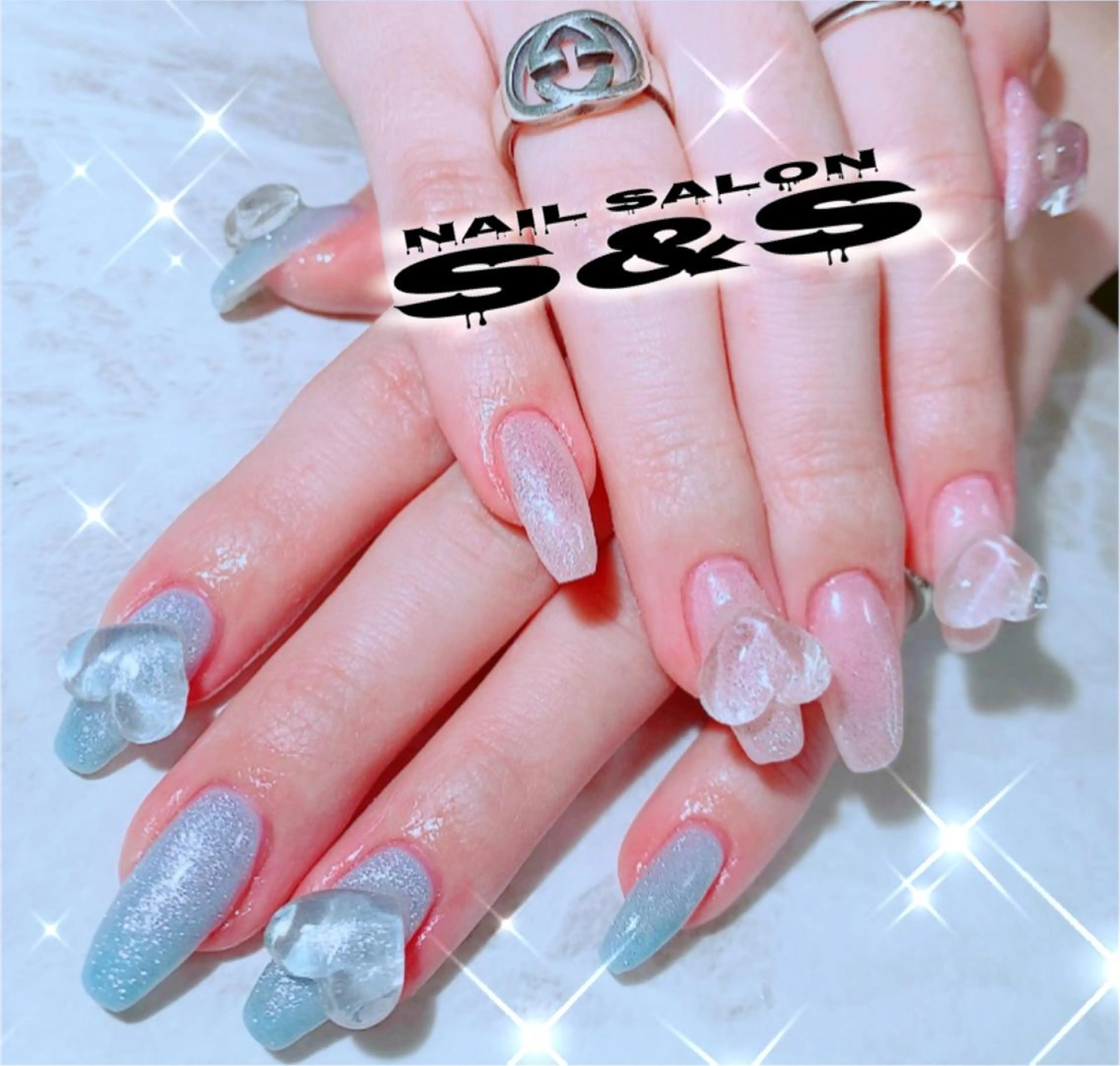 ネイル 長さ出し メンズネイル 持ち込み スカルプネイル S&S 村田小百合のネイルデザイン