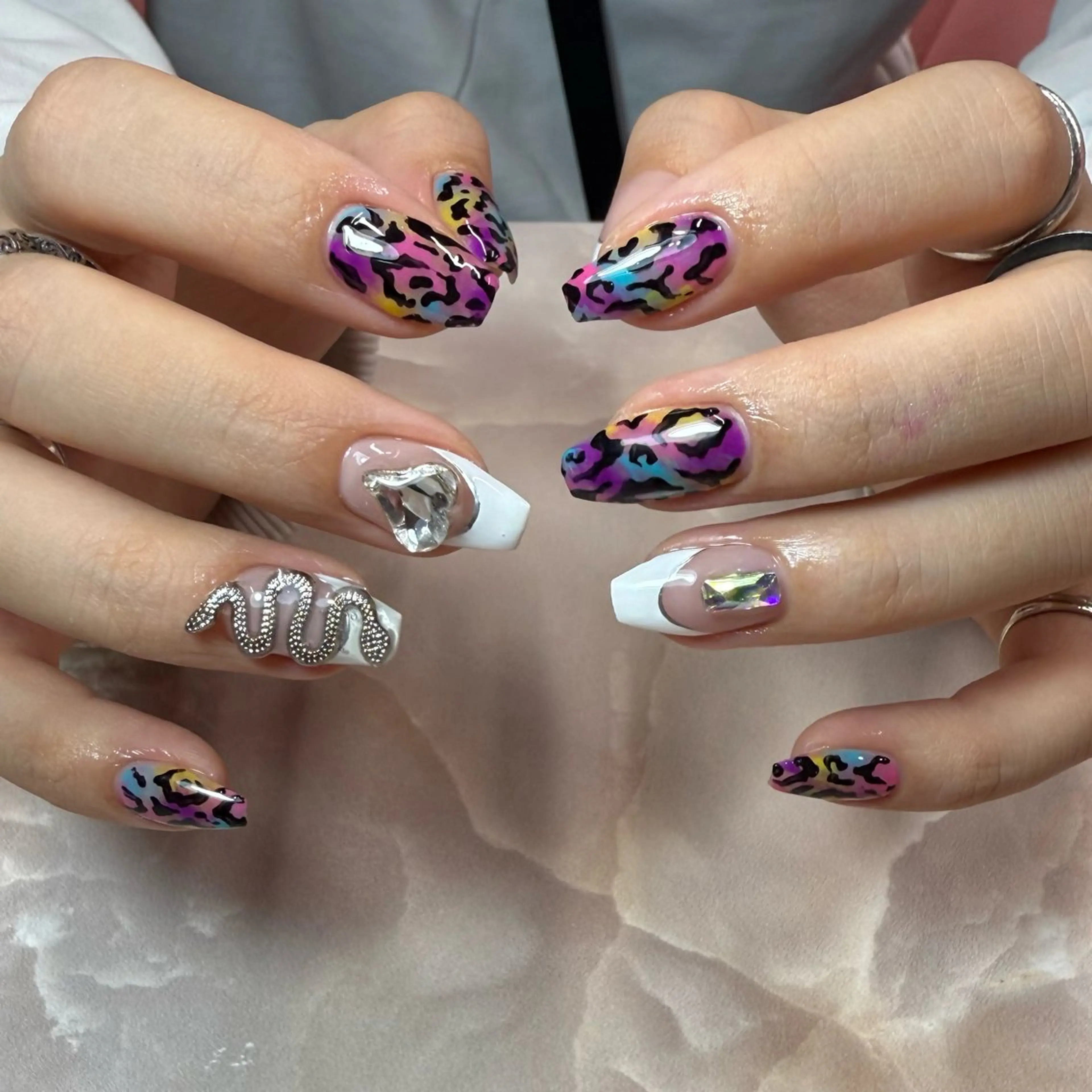 ネイル ハンドネイル Rose Glass 高蔵寺店のネイルデザイン