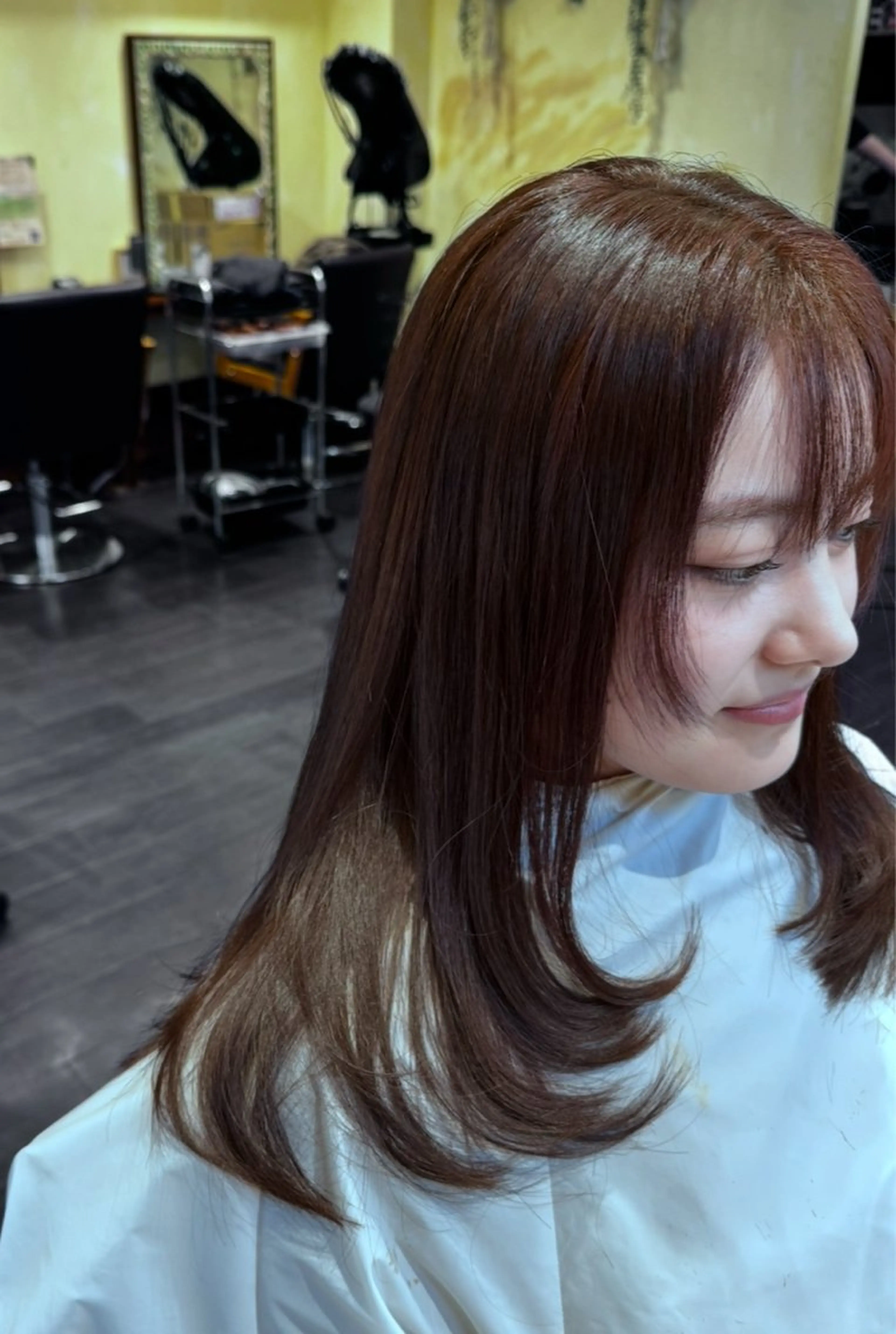 ミディアム撮影モデル📸SNS素材用📸似合わせ✨ロングレイヤーカット✨の写真