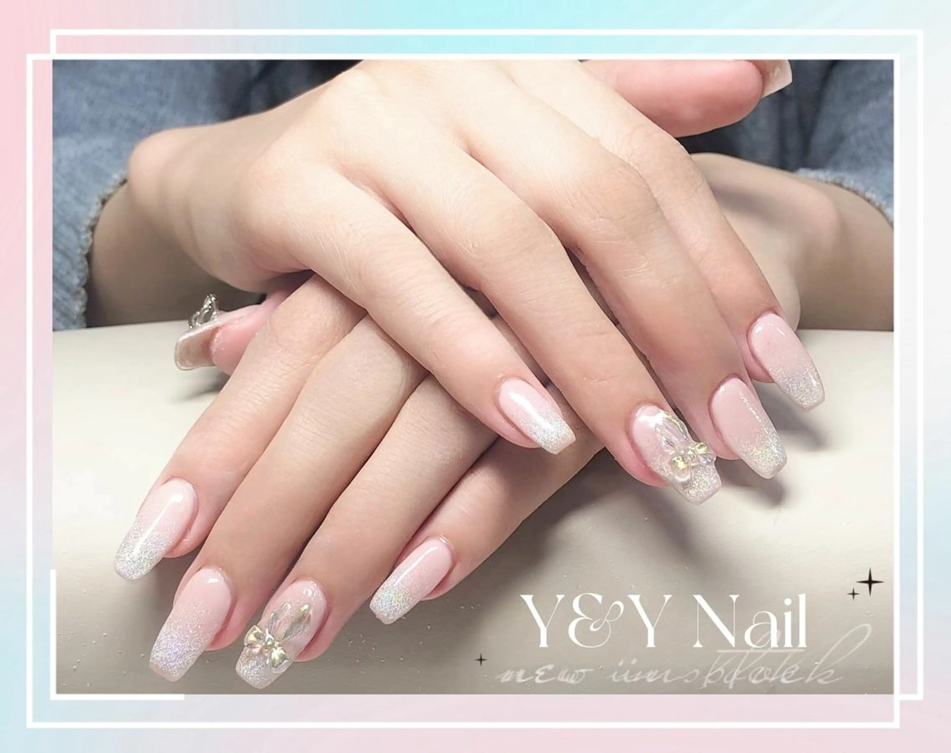 セミロング ハンドネイル ハンドケア Y&Y Nail Salonのネイルデザイン