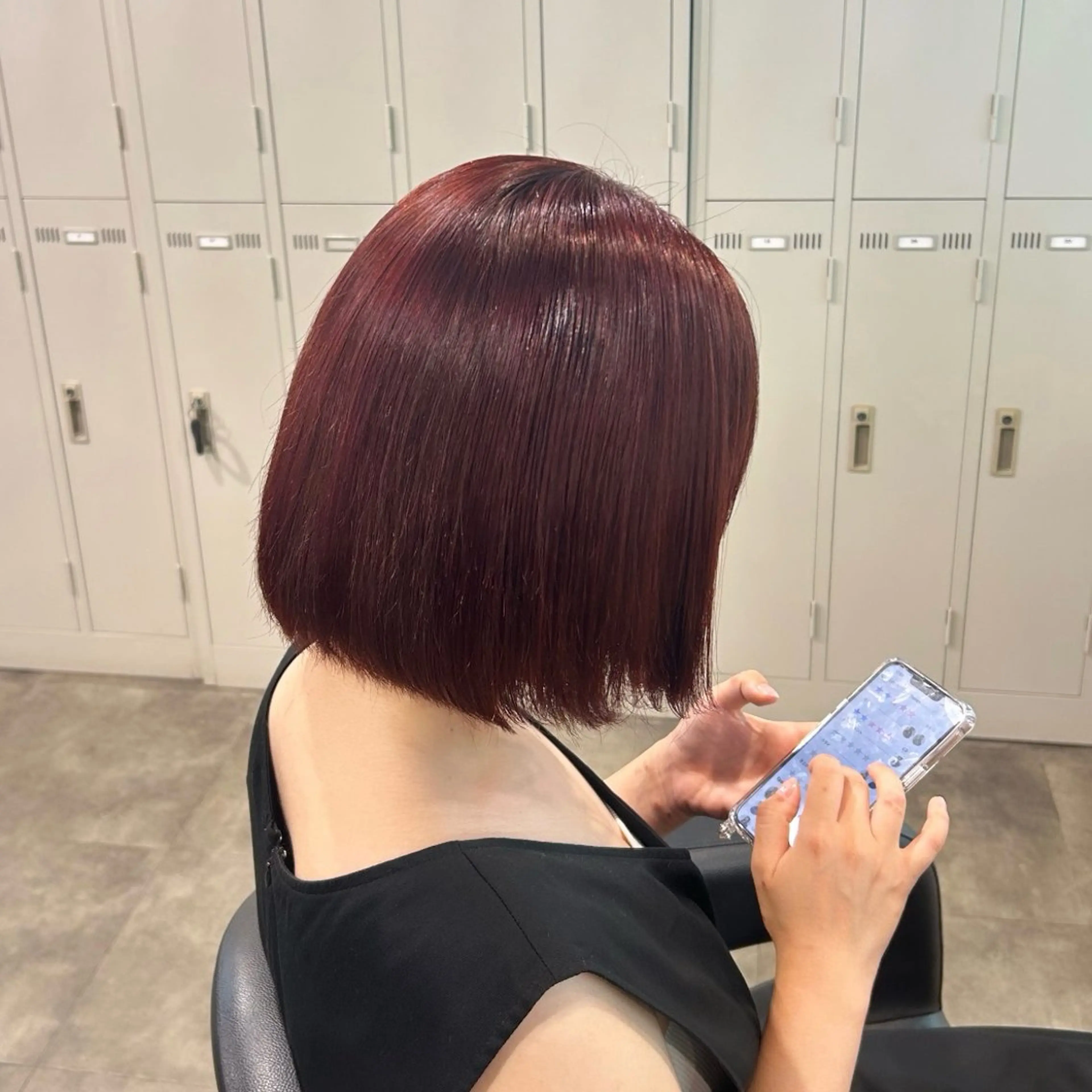 ミディアム IS所属・横浜美容室/透明感 カラー/レイヤーのヘアスタイル