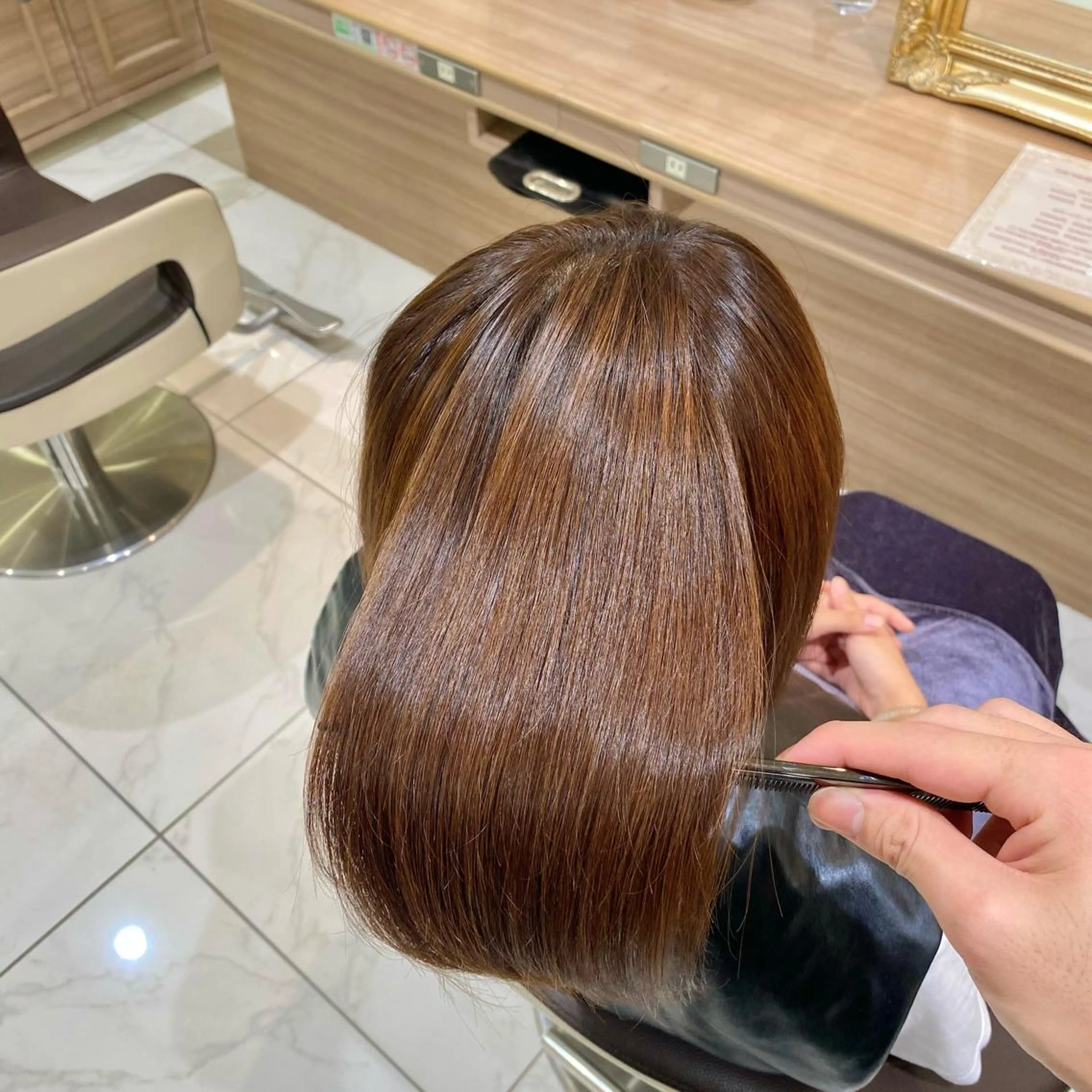 ショート ショートヘア 縮毛矯正 トリートメント ✨美髪／縮毛矯正 講師 ／塚田健✨のヘアスタイル