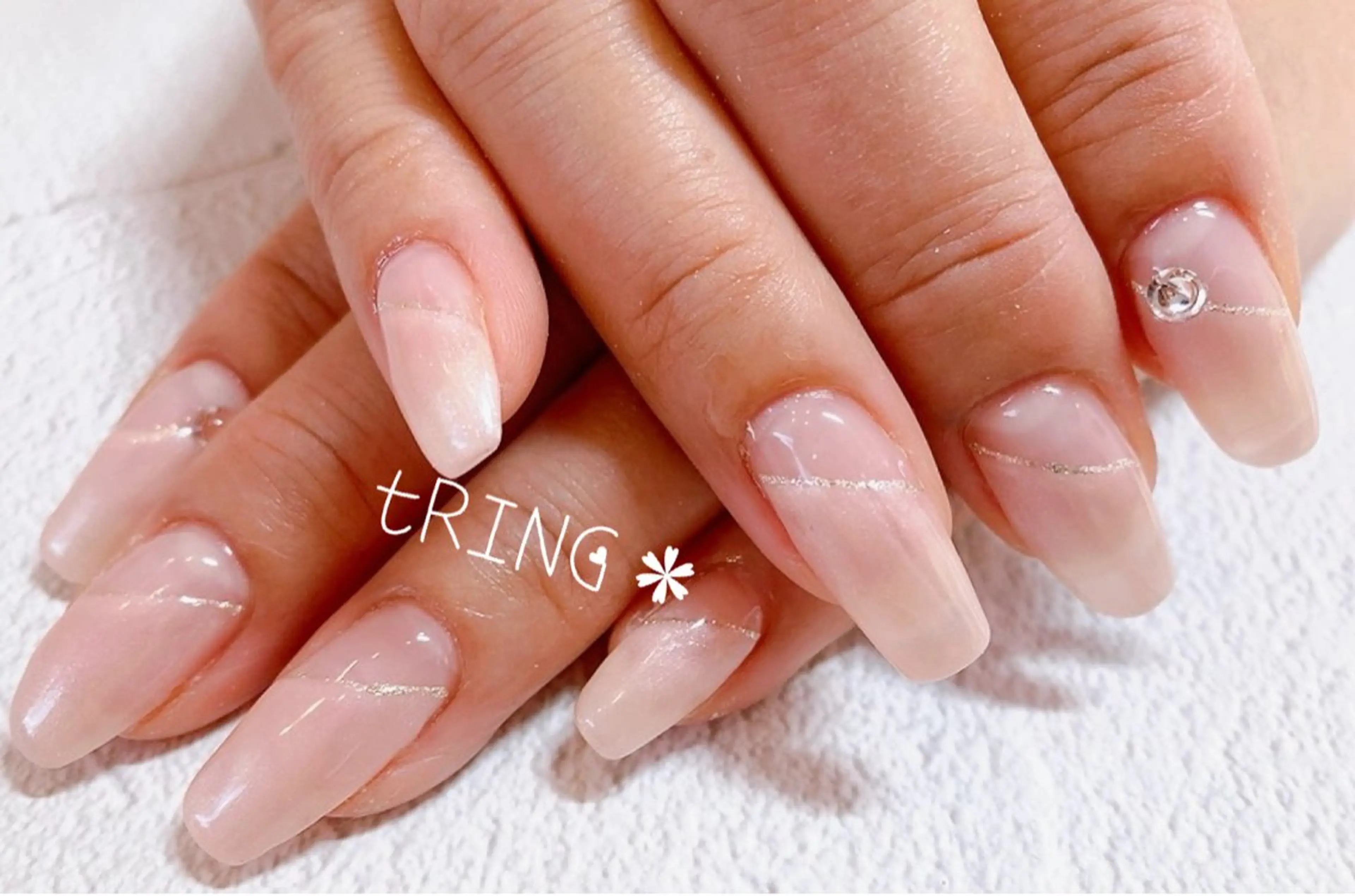 ネイル ハンドネイル tRING＊ しいの木台のネイルデザイン