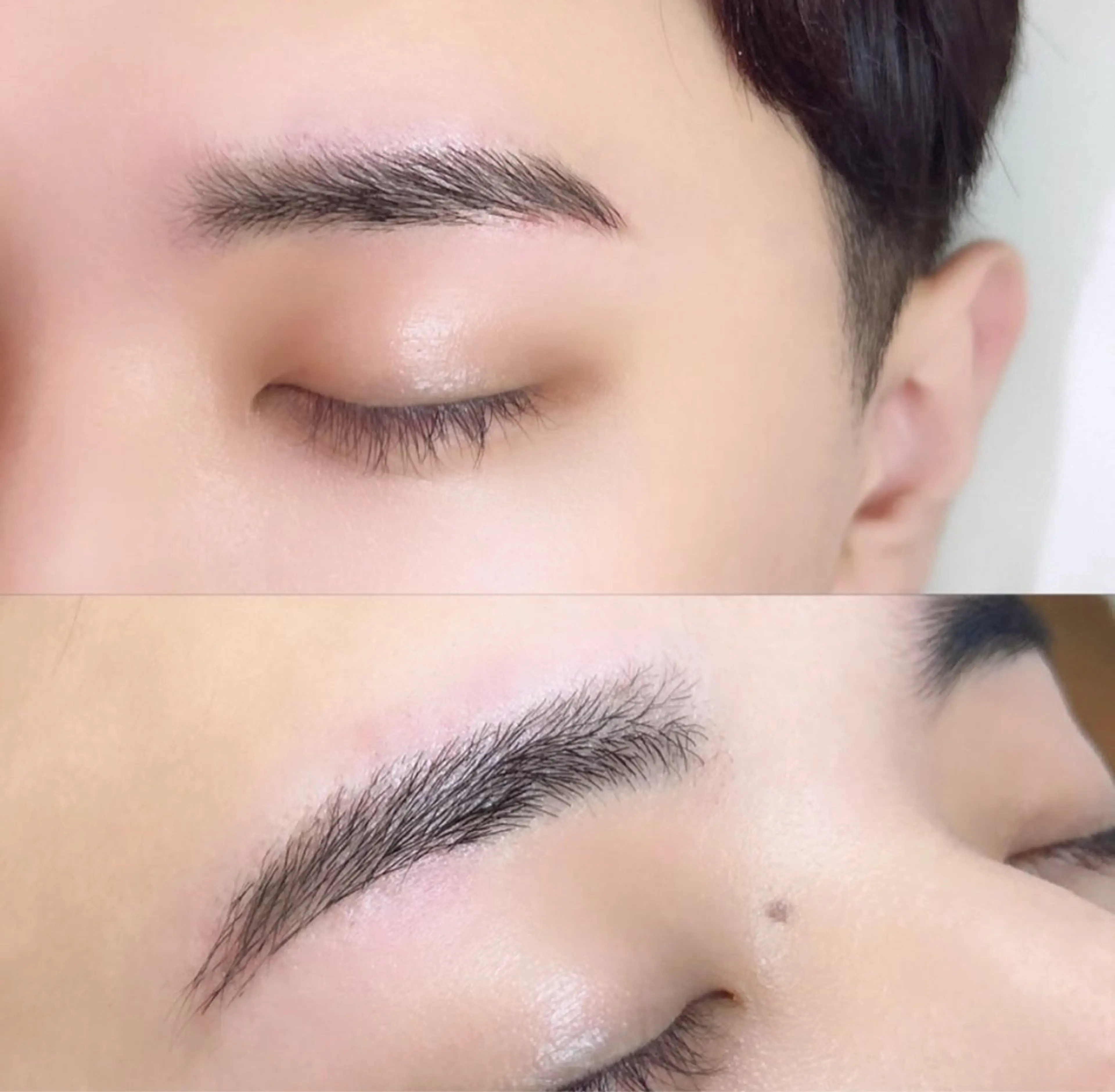 【新規/学割】アイブロウWAX脱毛［男女兼用］仕上げメイク付き⭐️ 熊本市/上通り/アイブロウ/眉毛/まゆげ/メンズの写真