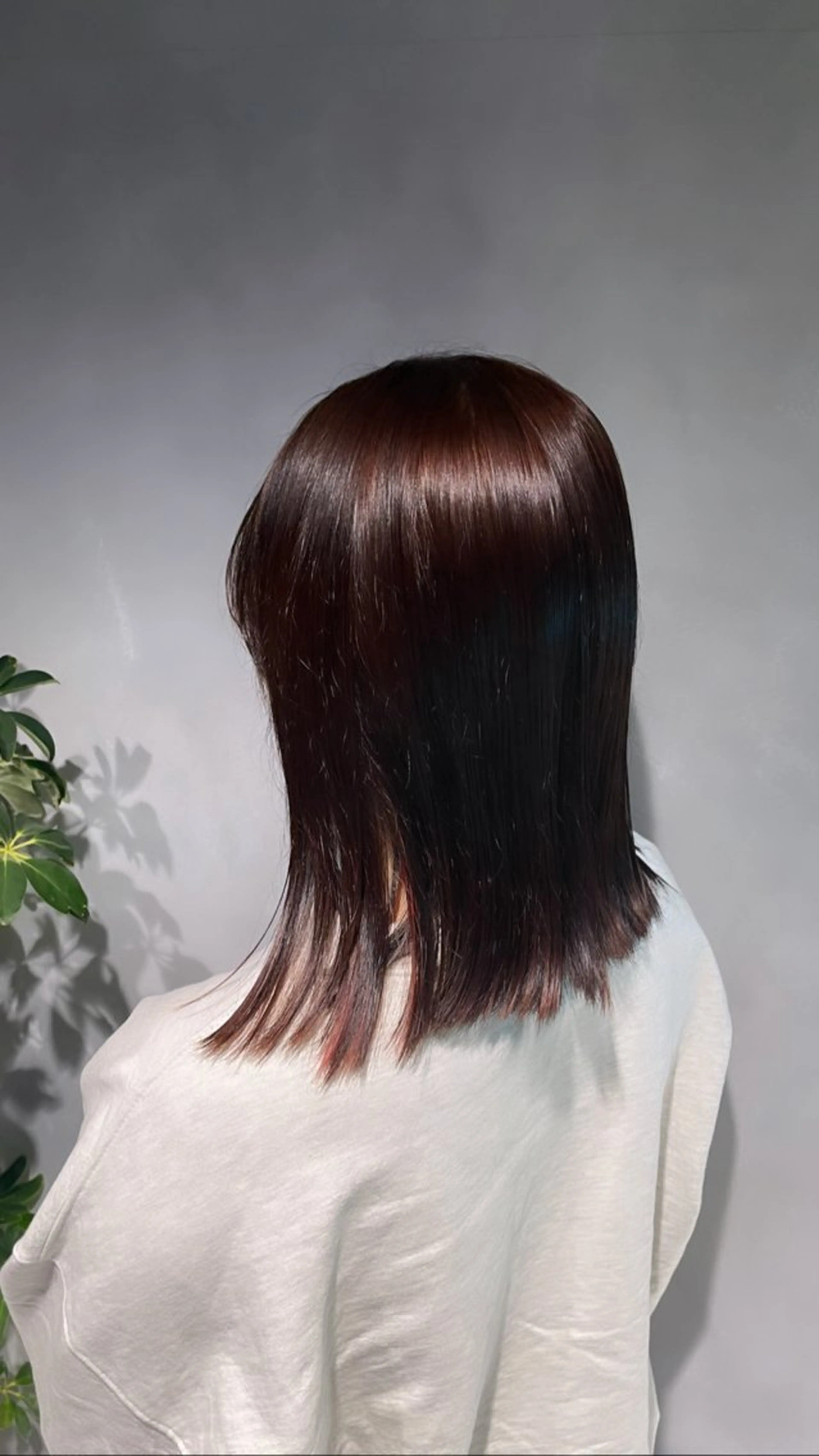 ミディアム 暖色/ハイトーン/ カラー/HBLのヘアスタイル