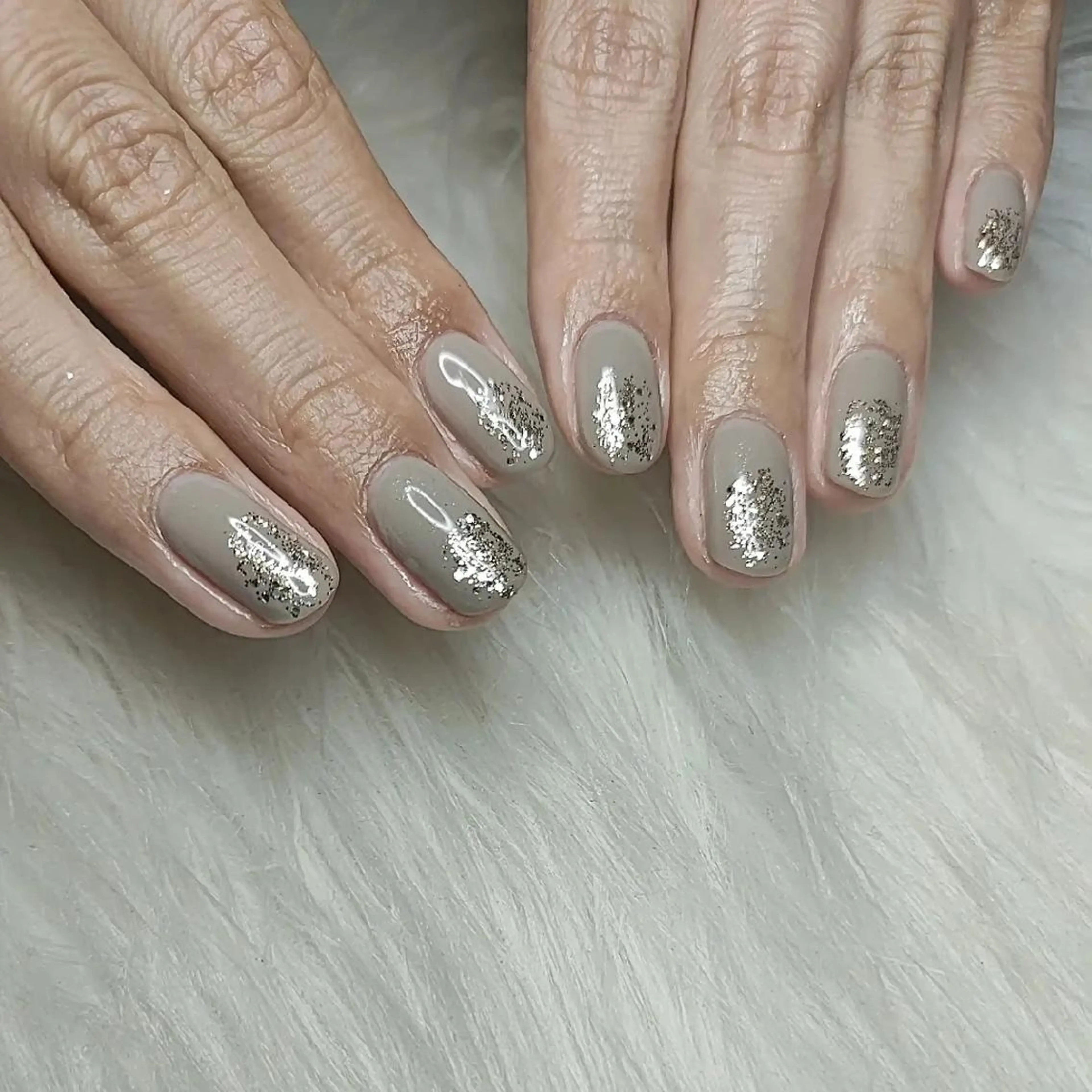 ネイル ラメ(グリッター) Kame_ nail🐢💕のネイルデザイン